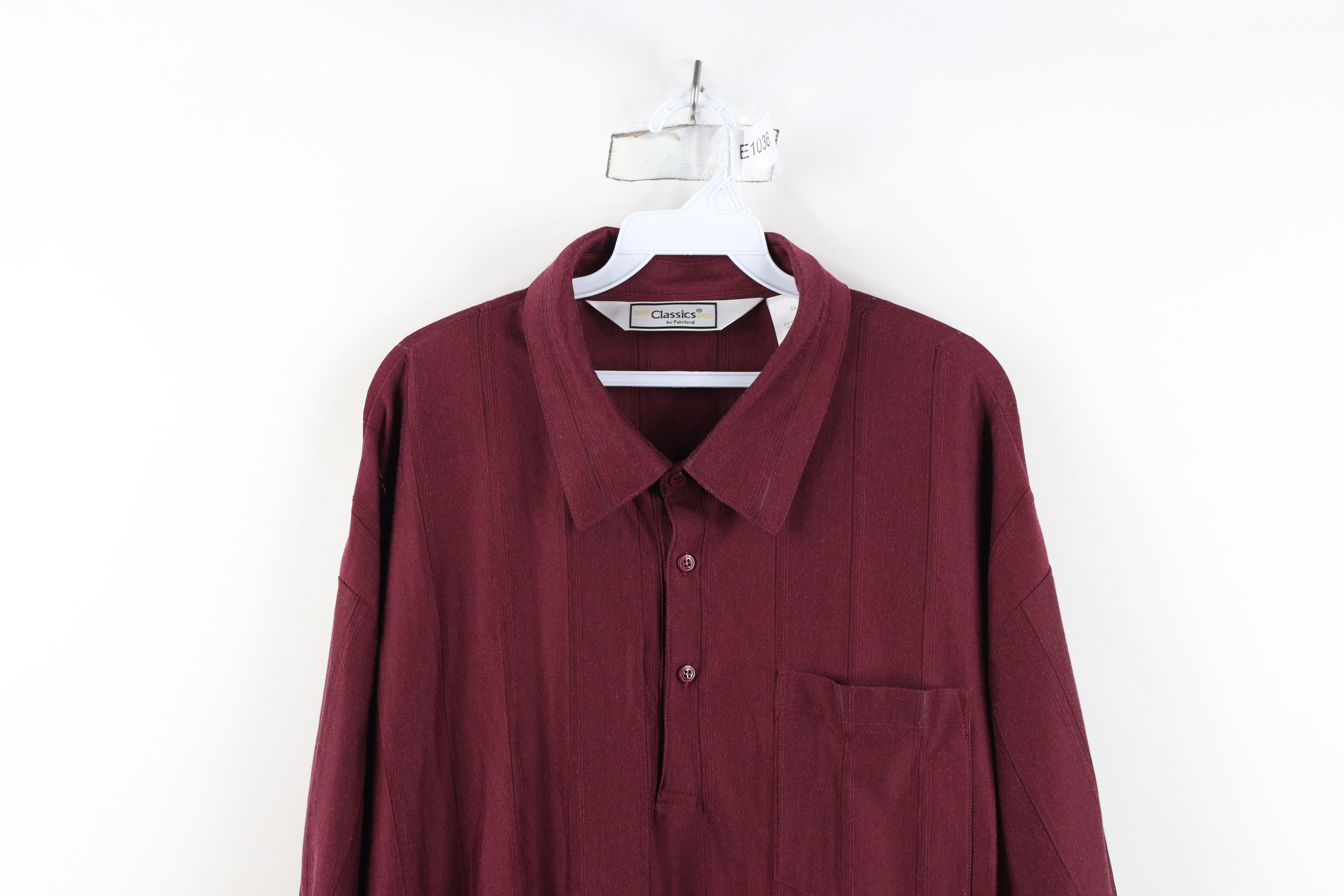 Vintage Vintage 90s Streetwear Knit Collared Pullover Polo Shirt Size US XXL / EU 58 / 5 - 2 Thumbnail