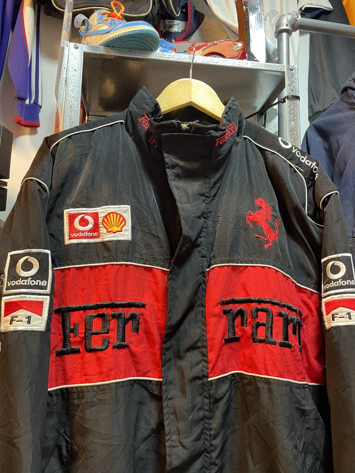 Ferrari Y2K F1 Ferrari Bomber Jacket Size US XXL / EU 58 / 5 - 2 Thumbnail