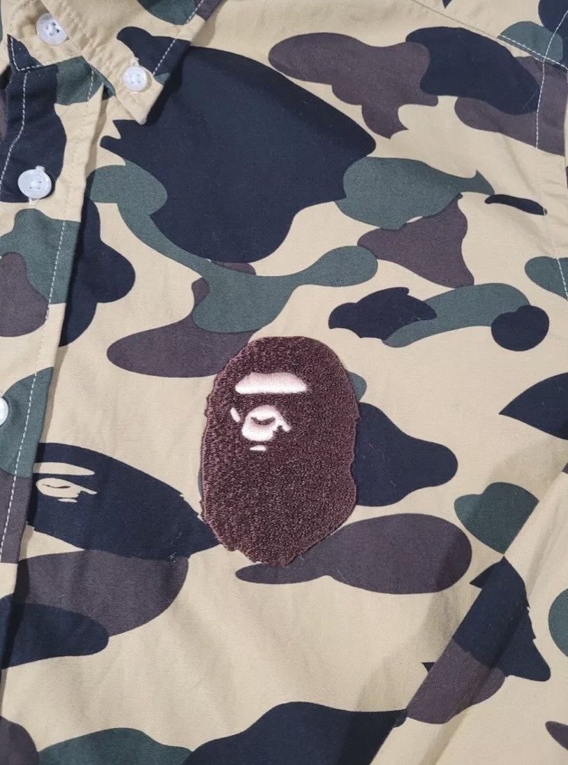 Bape 1st Camo Large Ape Head BD Shirt Size US M / EU 48-50 / 2 - 4 Thumbnail