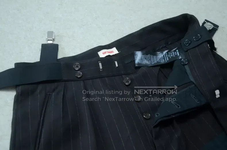 Raf Simons Raf Simons Stitching wool casual pants suit pants shorts Size US 30 / EU 46 - 3 Thumbnail