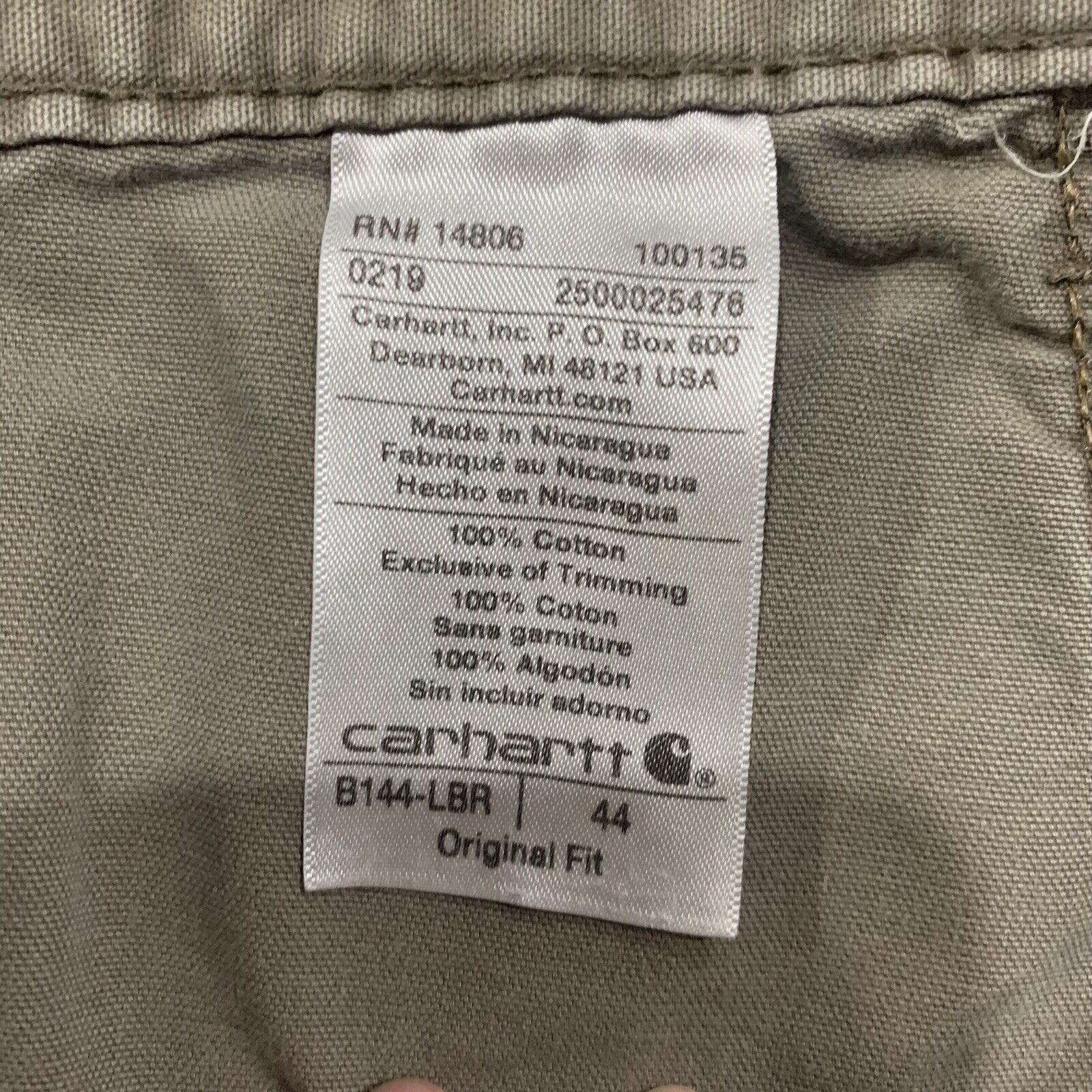 Carhartt Carhartt Size 44 Cargo Shorts Light Brown Cotton Ringspun Size US 44 / EU 60 - 4 Thumbnail