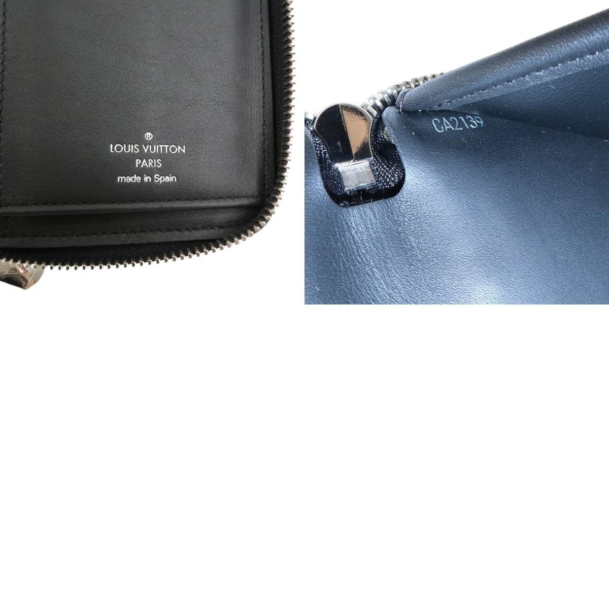 Louis Vuitton Louis Vuitton Tourillon Leather Vertical Zippy Wallet Black Size ONE SIZE - 5 Thumbnail