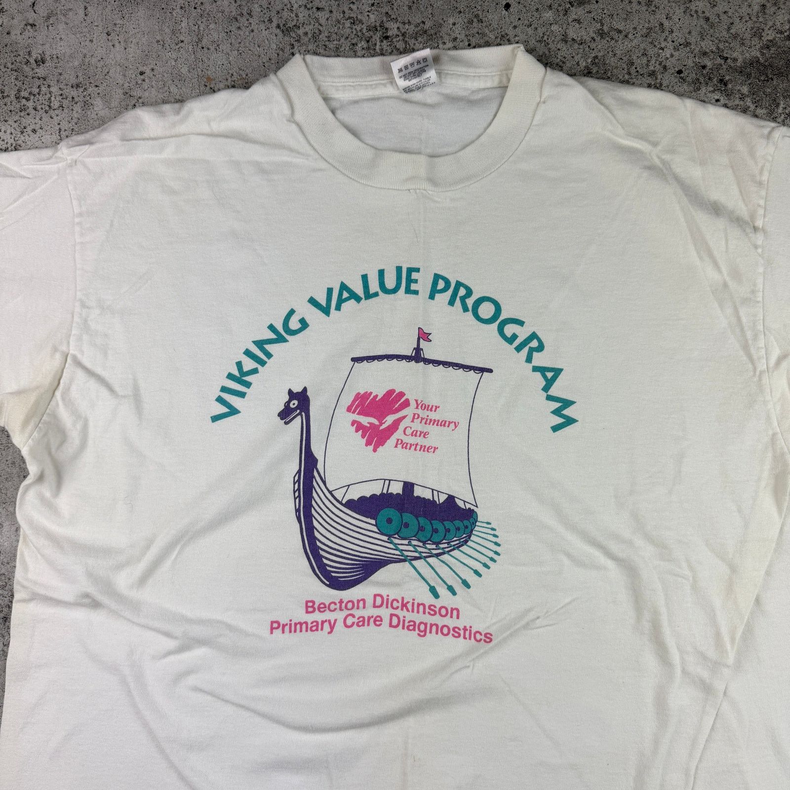 Fruit Of The Loom Vintage Viking Value Program Shirt Fruit of The Loom Large Size US L / EU 52-54 / 3 - 2 Thumbnail