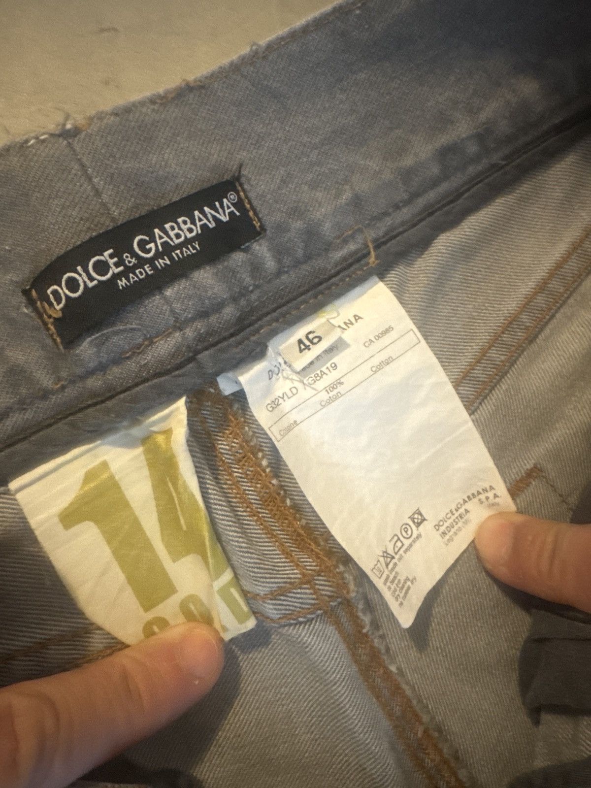 Dolce & Gabbana Dolce and Gabbana grey denim Size US 29 - 4 Thumbnail