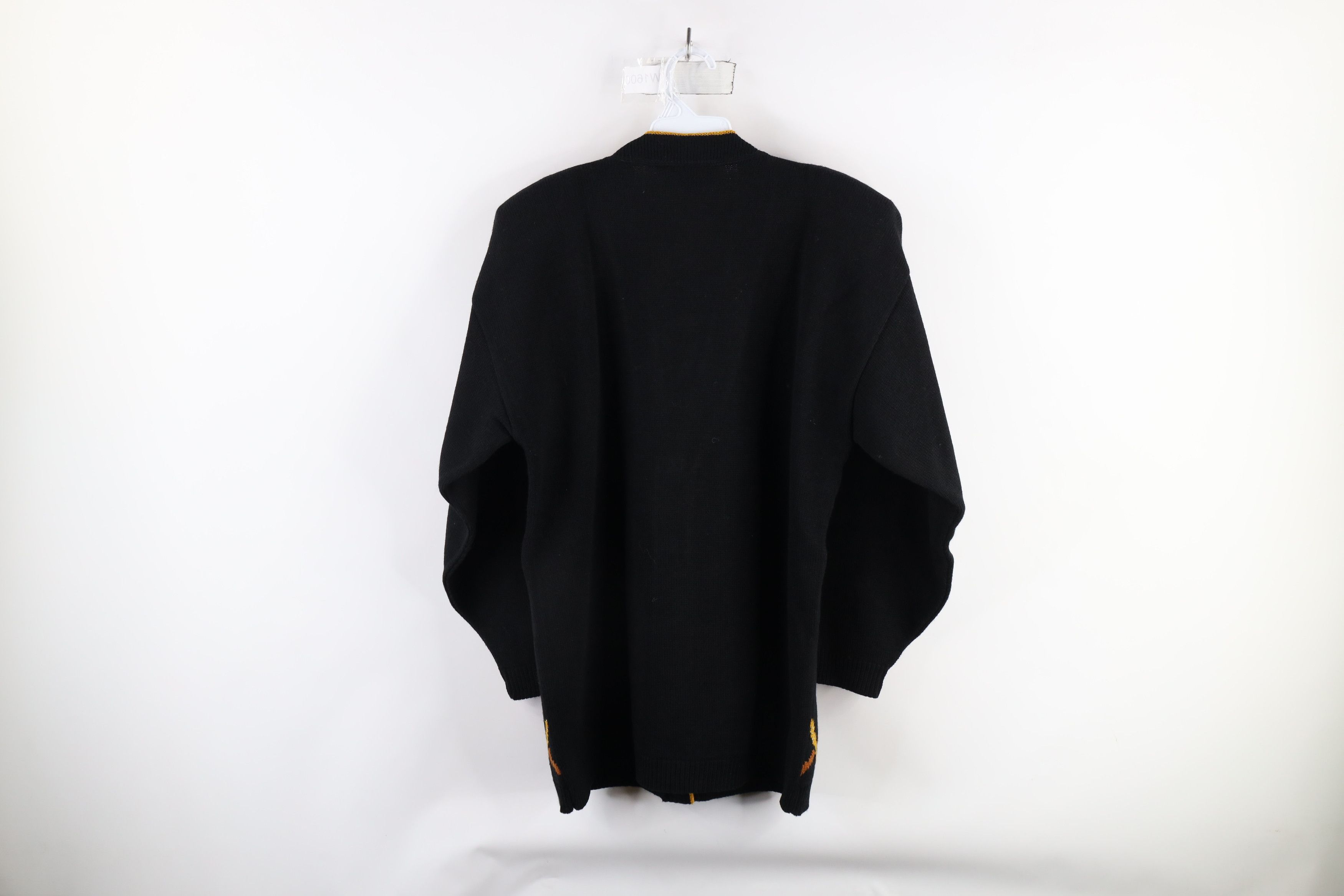 Vintage Vintage 90s Streetwear Crest Knit Cardigan Sweater USA Size M / US 6-8 / IT 42-44 - 9 Thumbnail