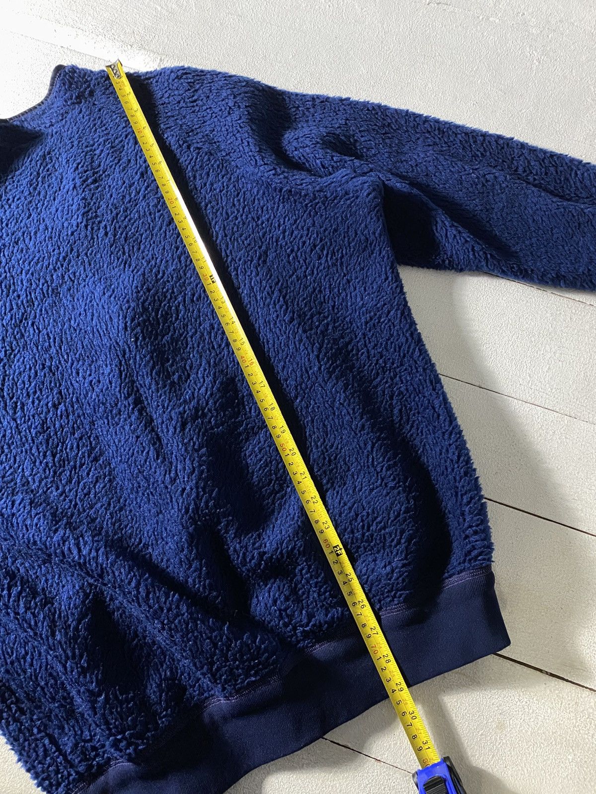 Helly Hansen × Vintage 80s Vintage Helly Hansen Blue Full Zip Fleece Sherpa Jacket Size US L / EU 52-54 / 3 - 8 Thumbnail