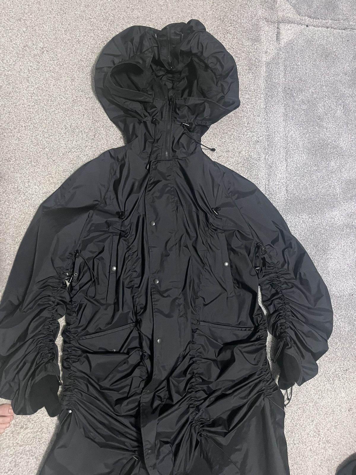 Comme des Garcons × Junya Watanabe Junya Watanabe Synched Gathered Jacket Size US S / EU 44-46 / 1 - 2 Thumbnail