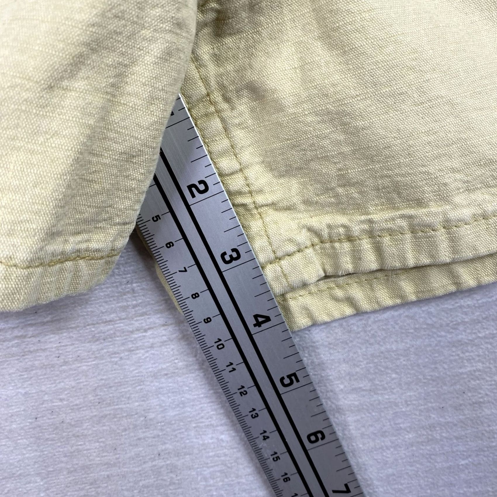 Lee VINTAGE Lee Dungarees Short High-Quality? 10 Sunsplash Yellow Carpenter Utility NWT Women Size 32" / US 10 / IT 46 - 6 Thumbnail