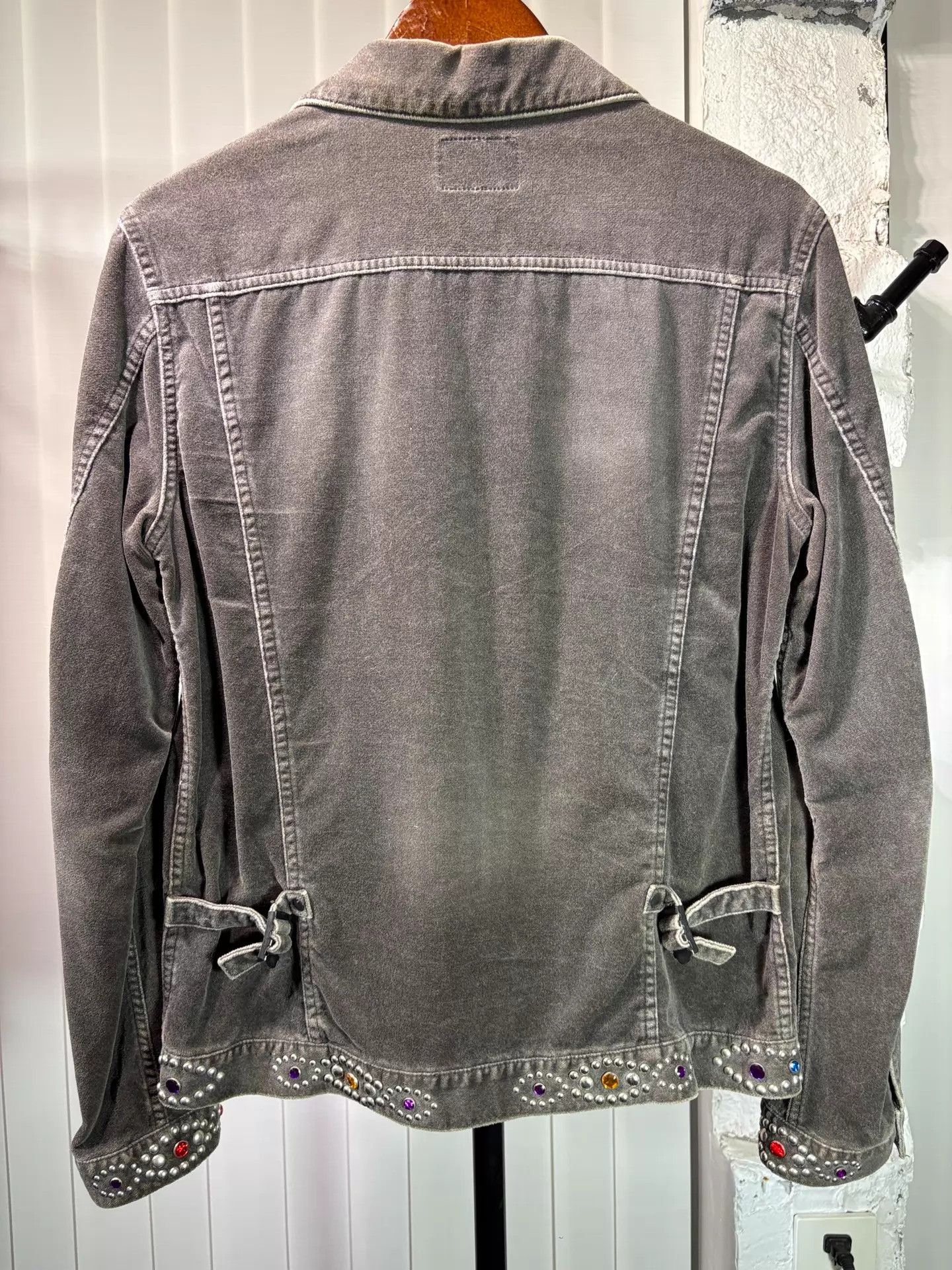 Number (N)ine Number (n)ine 03aw Gem Rivet Velvet Jacket Size US L / EU 52-54 / 3 - 2 Thumbnail