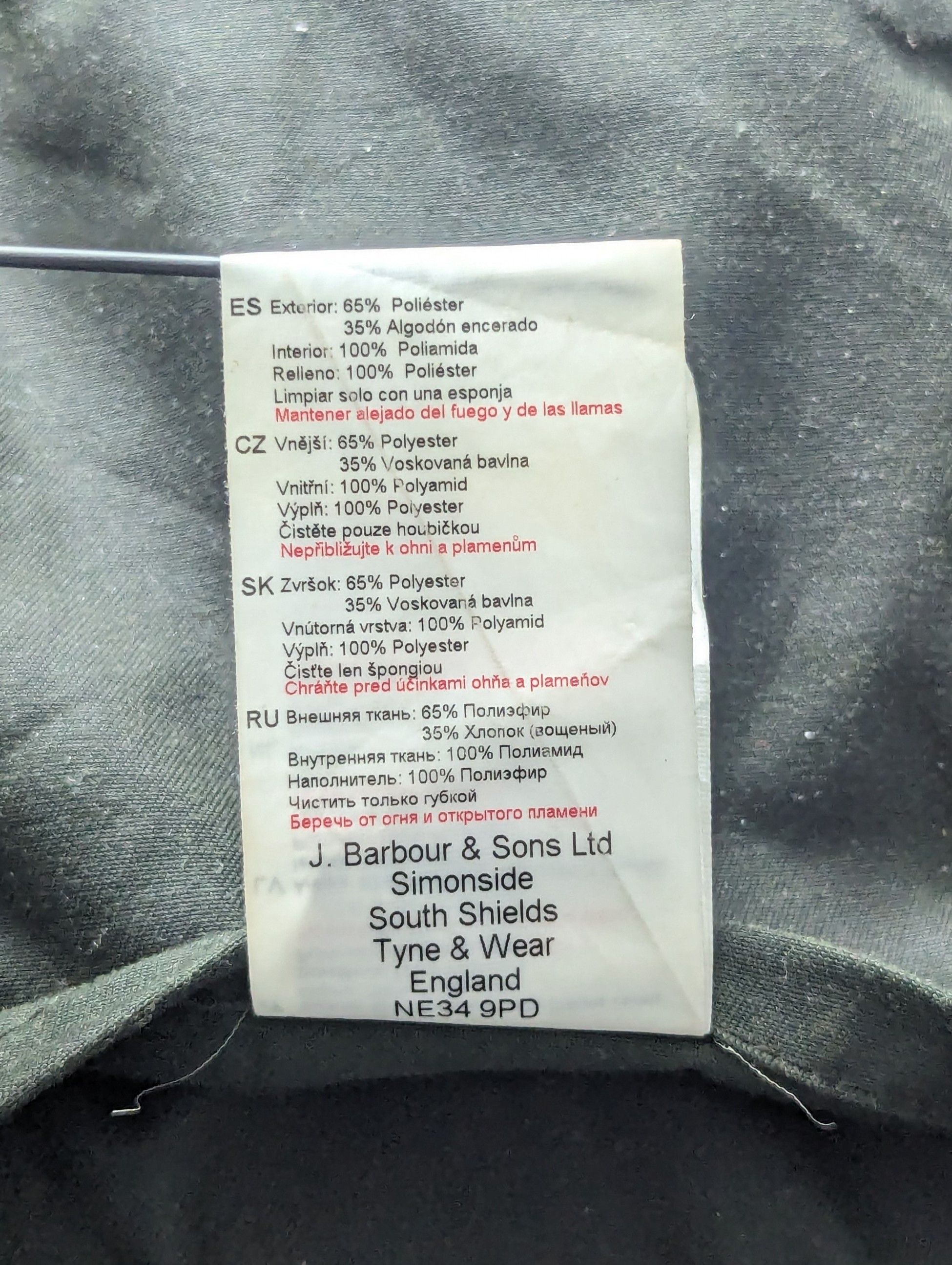 Barbour Barbour Boys Durham Wax Jacket Size XL Junior Waxed Cotton Size US XL / EU 56 / 4 - 19 Thumbnail