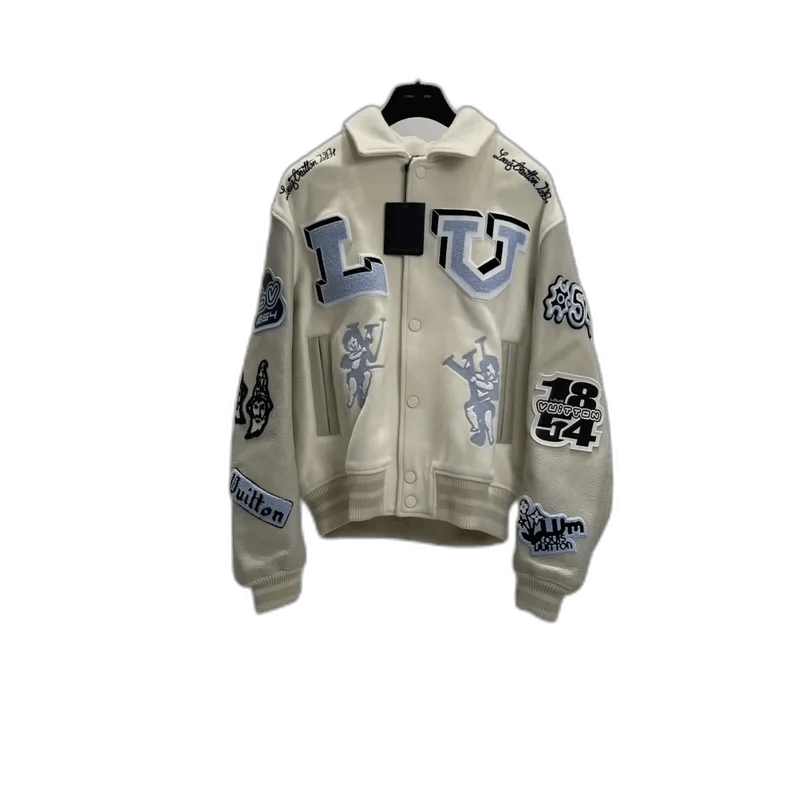 Louis Vuitton Louis Vuitton Embroidered Baseball Jacket-yf Size US XXL / EU 58 / 5 - 1 Thumbnail