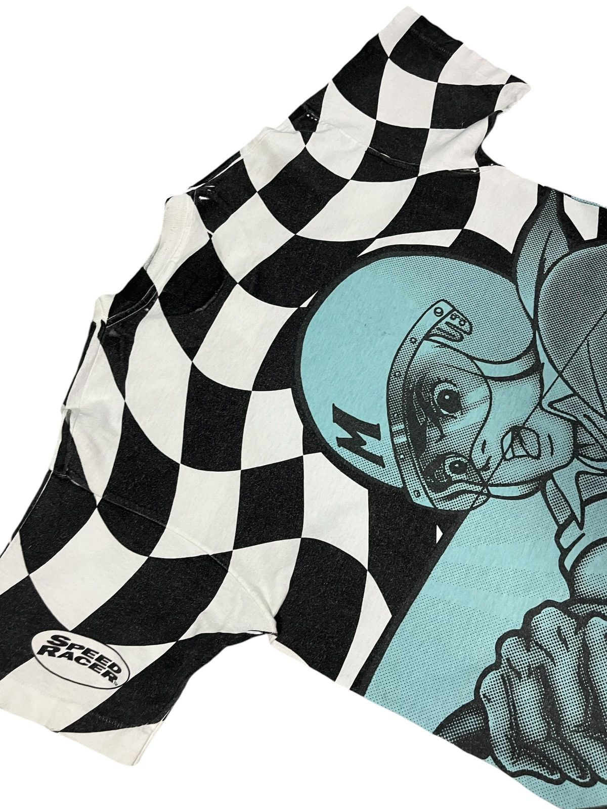 Band Tees × Vintage Vintage Speed Racer 90s AOP t shirt anime 1992 Size US L / EU 52-54 / 3 - 8 Thumbnail