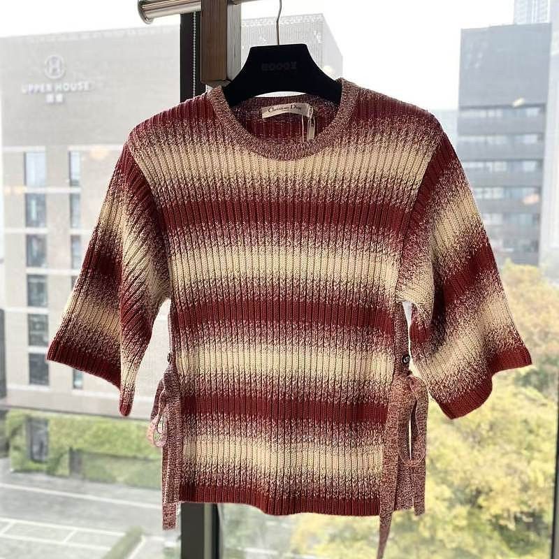 Dior Dior Striped Crewneck Sweater Size 36 Size XS / US 0-2 / IT 36-38 - 1 Thumbnail