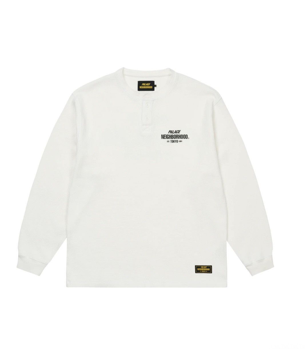 アイドル PALACE NEIGHBORHOOD Waffle Jersey Black Palace Neighborhood Waffle Jersey Black - Palace
