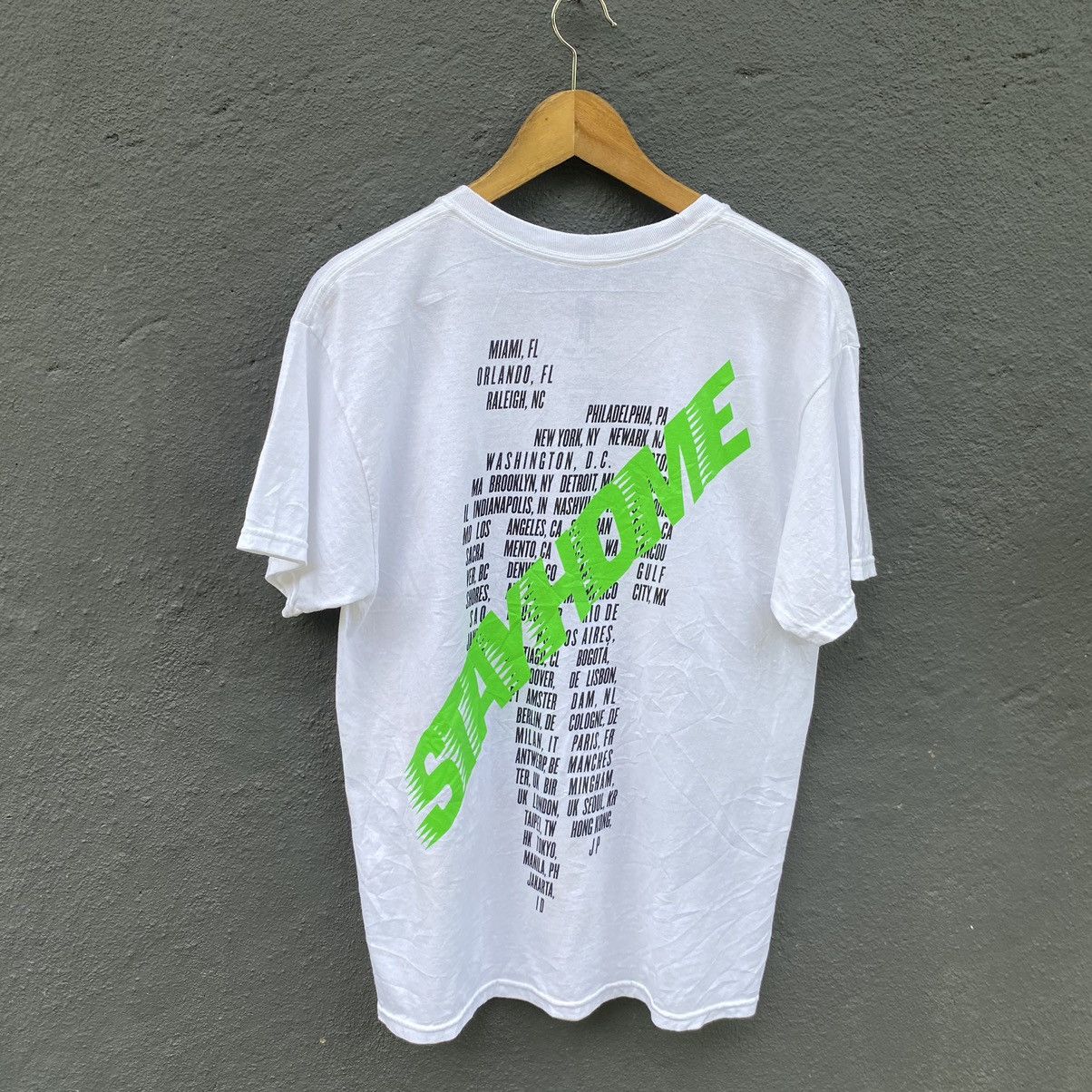 Billie Eilish Billie Eilish Stay Home Tour ERD GRUNGE GRAIL OG TEE Size US M / EU 48-50 / 2 - 2 Thumbnail