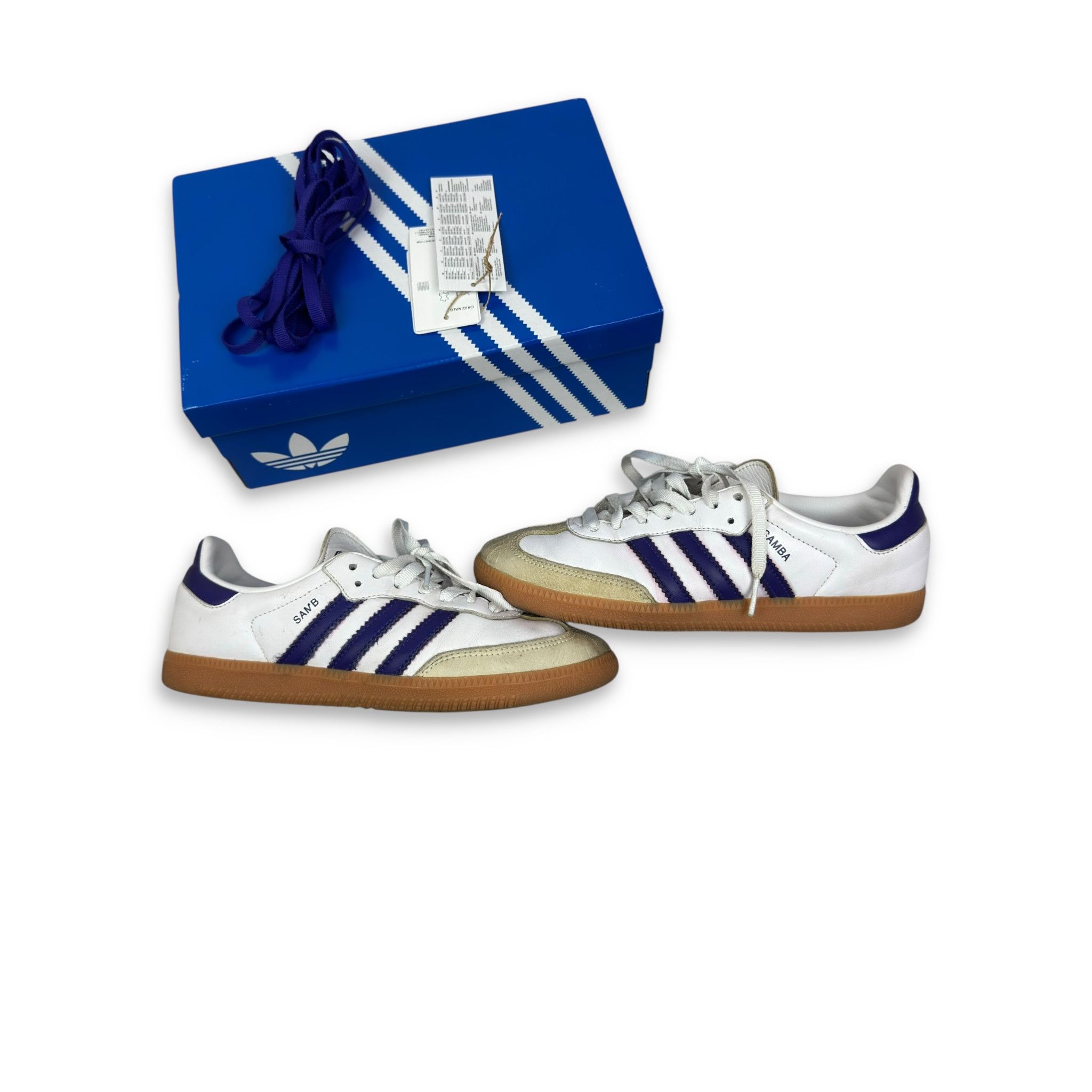 Adidas Adidas Samba OG JI2725 Women's White Black Sneakers Shoes 7 Size US 7 / IT 37 - 1 Thumbnail