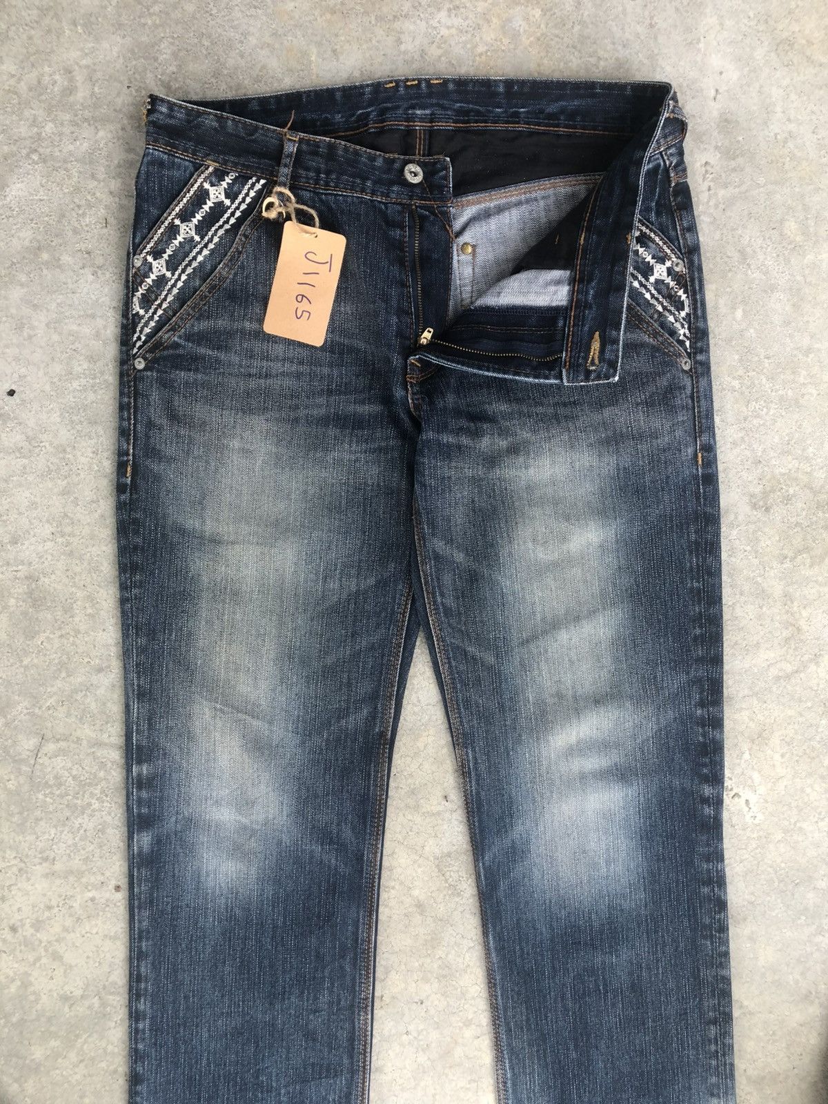 If Six Was Nine Hideway Nicole Flared Jeans Navajo Style Size US 32 / EU 48 - 3 Thumbnail