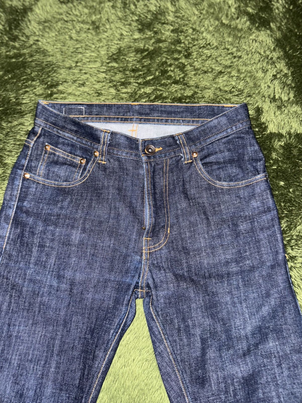 Beams Japan [S] Beams Japanese Fabric Denim Pants Indigo Size US 30 / EU 46 - 4 Thumbnail