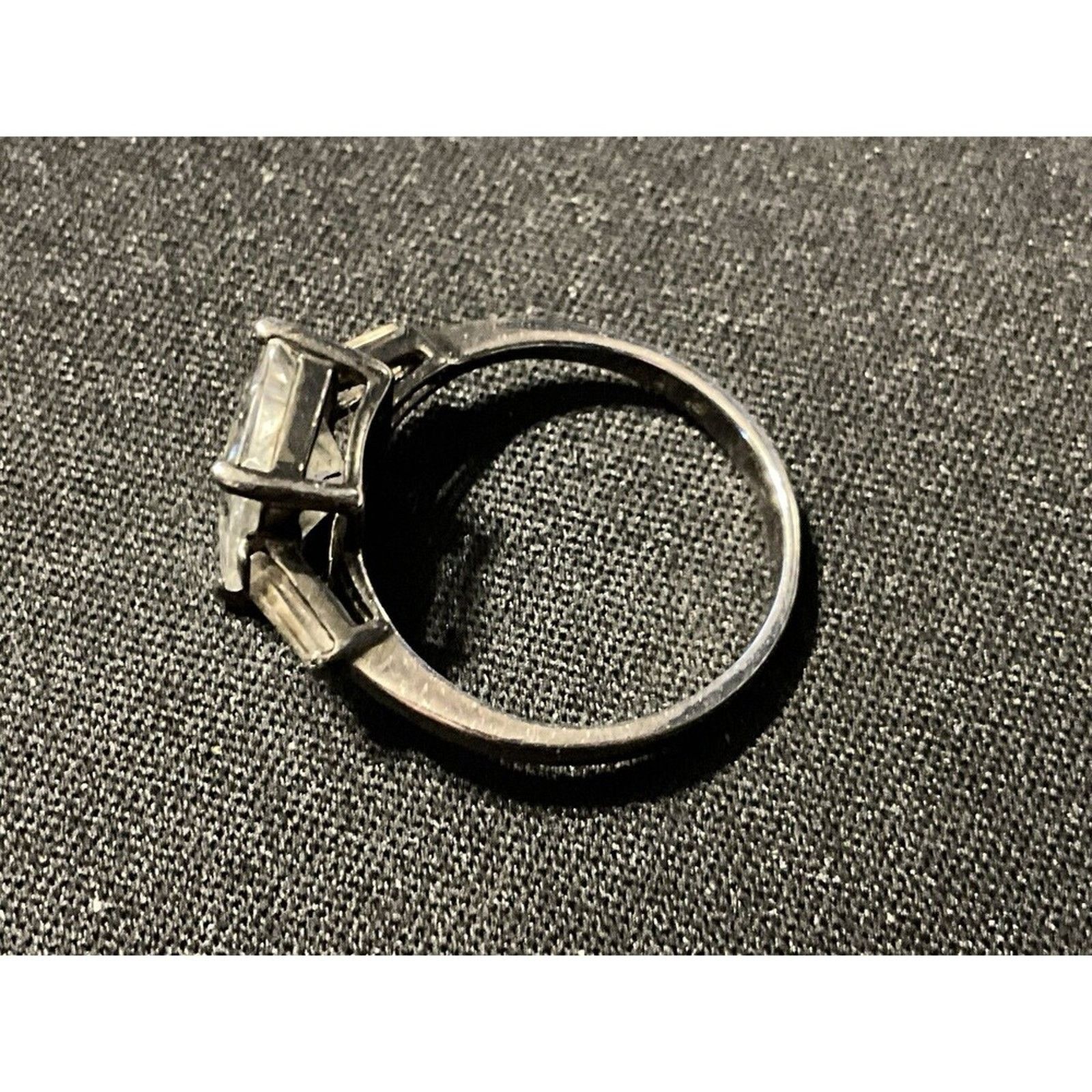 Other 925 Sterling Silver Vintage CZ Ring Size 8 Size ONE SIZE - 4 Thumbnail