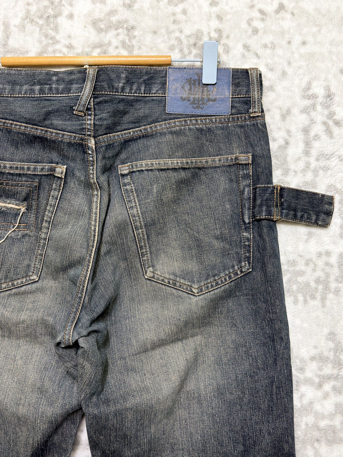 Japanese Brand × Vintage Vintage PPFM Bondage Short Denim Pants Size US 31 - 10 Thumbnail