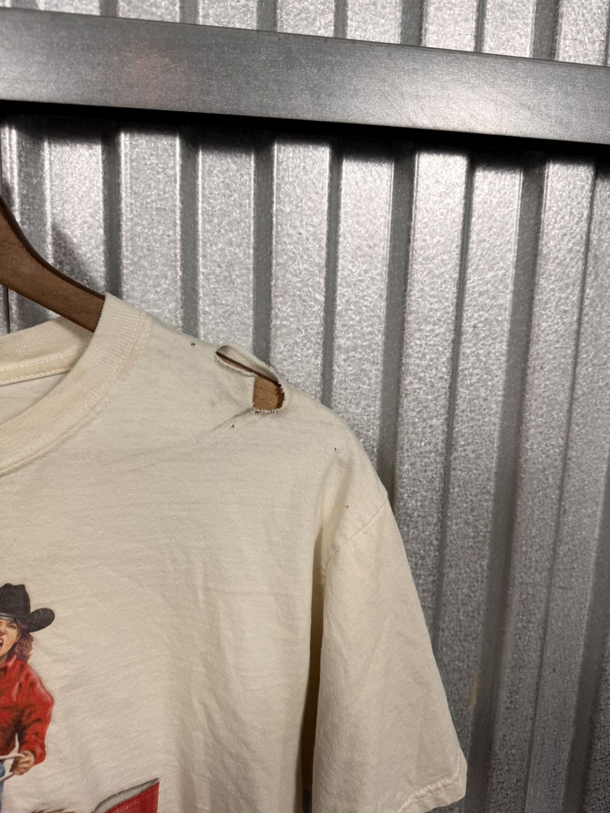 Other Vintage Distressed Western American Cow Girl Tee shirt Size US M / EU 48-50 / 2 - 5 Thumbnail