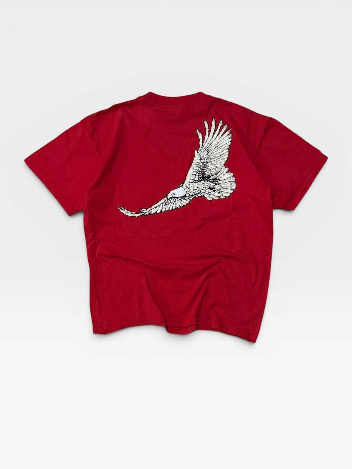 Vintage Vintage 90’s Winston Eagle Pocket T-Shirt Size US XL / EU 56 / 4 - 2 Thumbnail