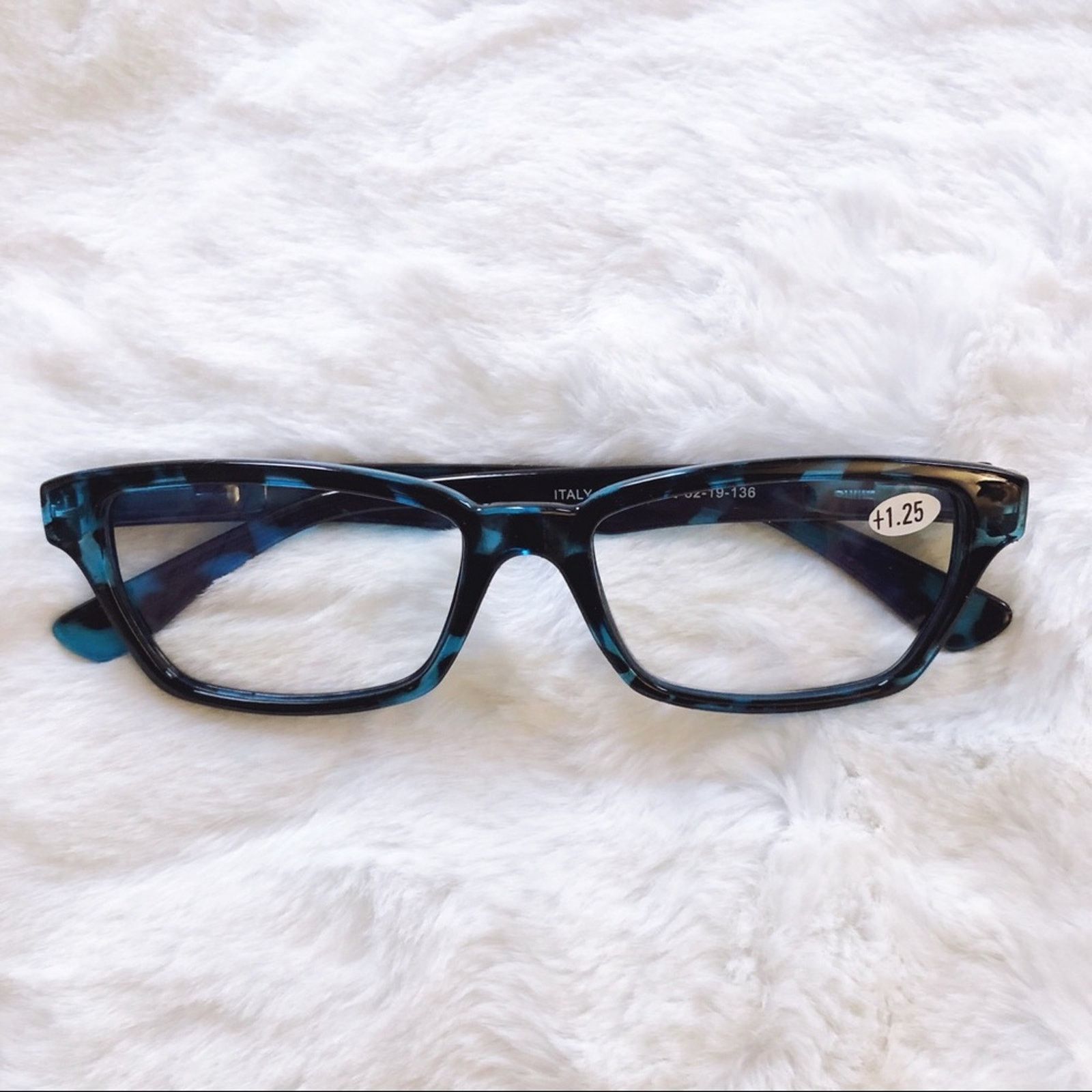 Other Alek Blue Pattern Reader Blue Light Glasses Size ONE SIZE - 3 Thumbnail