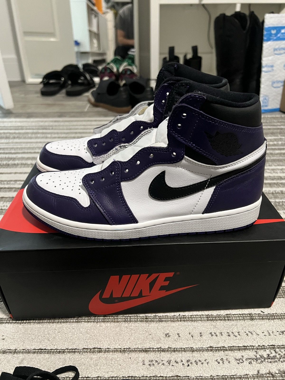 Jordan Brand × Nike Jordan 1 Court purple Size US 10 / EU 43 - 2 Thumbnail