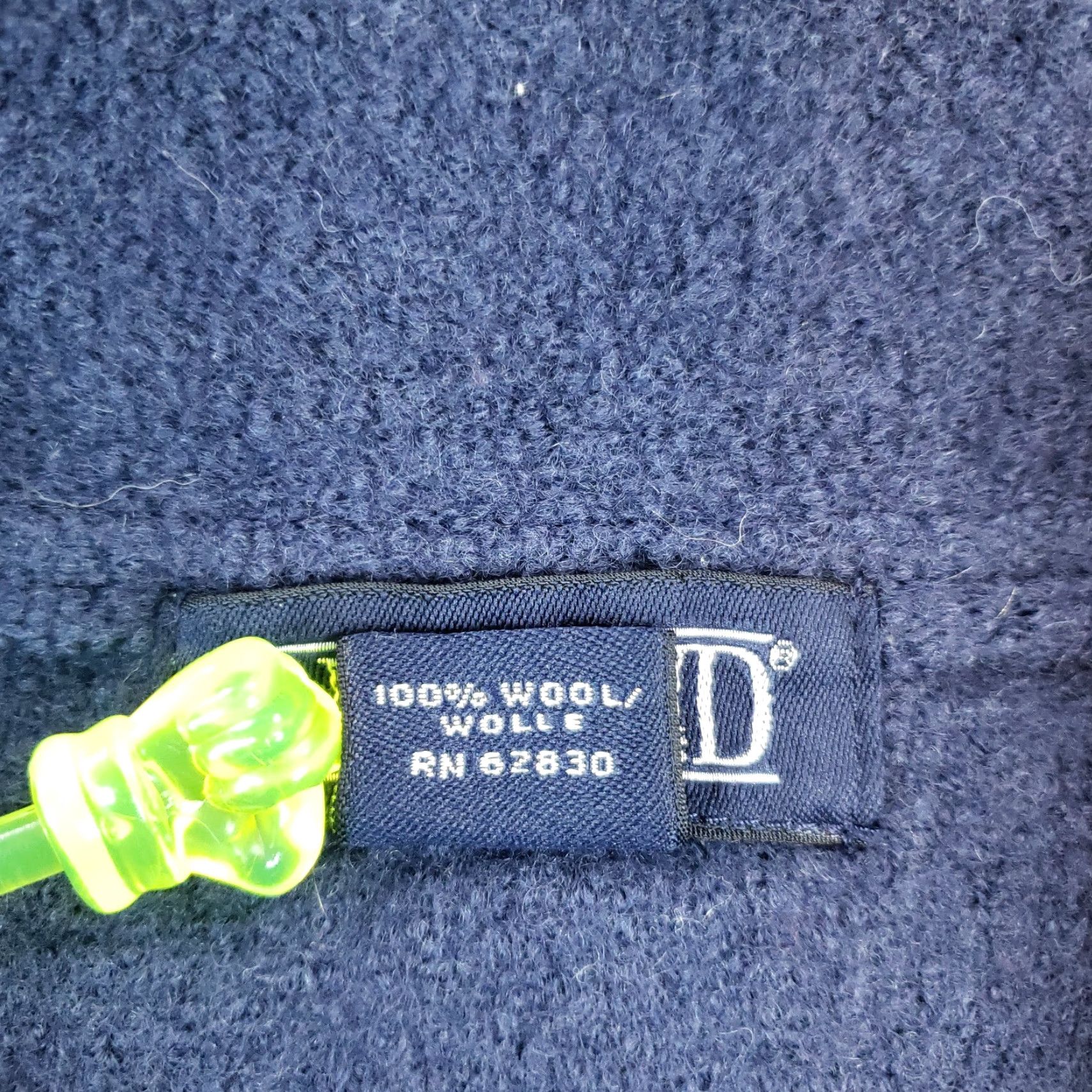 Lands' End Lands' End Coat Womens Size 10 Regular Blue Front Button Collared Wool Casual Size L / US 10 / IT 46 - 6 Thumbnail