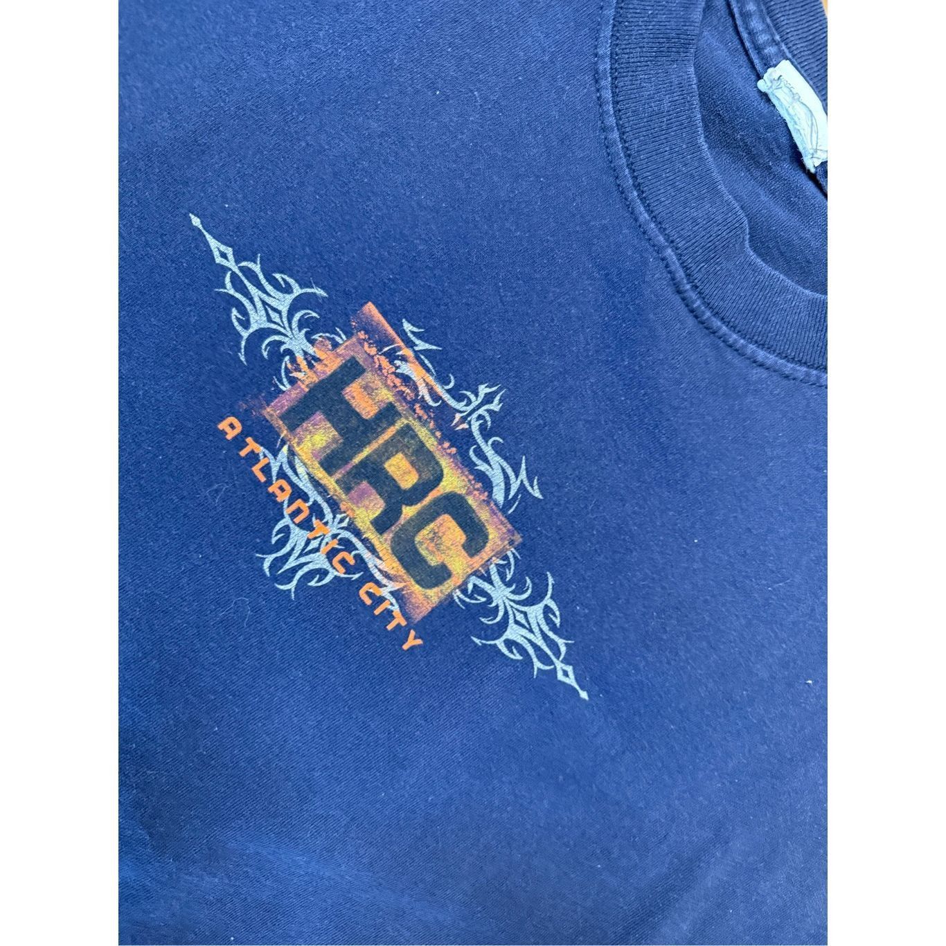 Hard Rock Cafe Size XL Vintage Y2K Atlantic City blue navy Hardrock Cafe Do Size US XL / EU 56 / 4 - 3 Thumbnail
