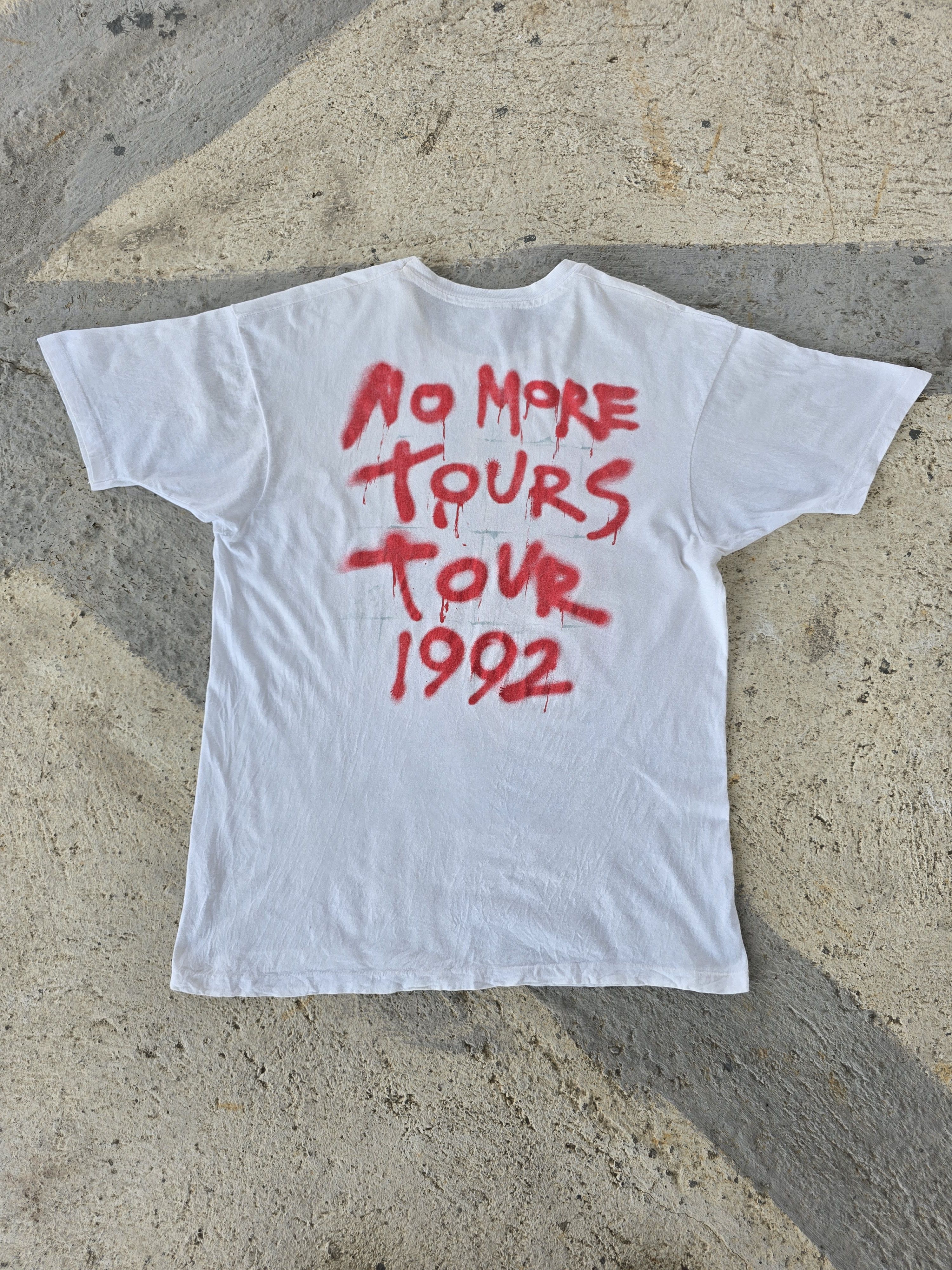 Band Tees 1992 Ozzy Osbourne "No More Tours" Vintage Tour Tee Shirt Size US XL / EU 56 / 4 - 2 Thumbnail