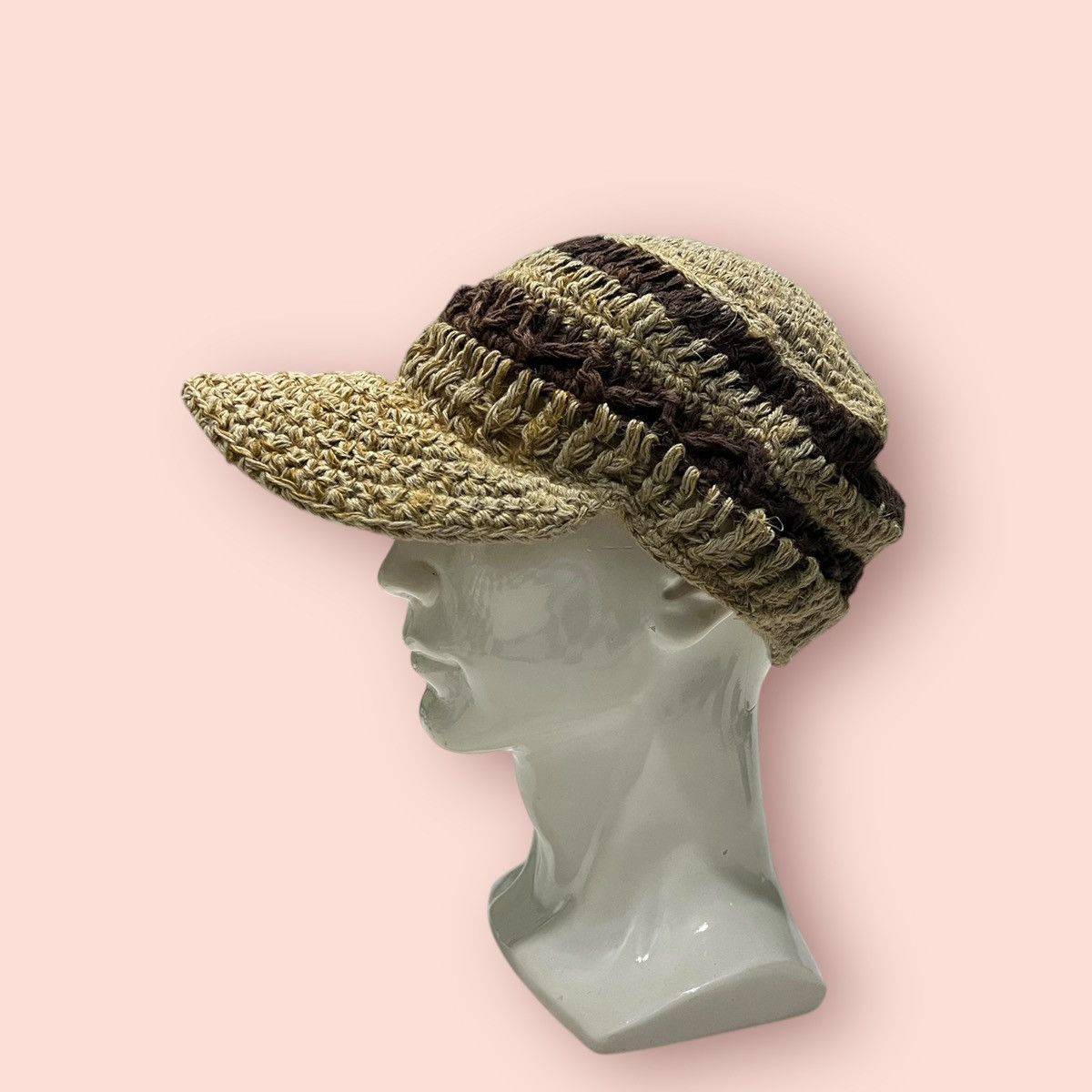 Global Work × Japanese Brand × Vintage VINTAGE GLOBAL WORK COTTON LINEN STRAW HAT Size ONE SIZE - 1 Thumbnail