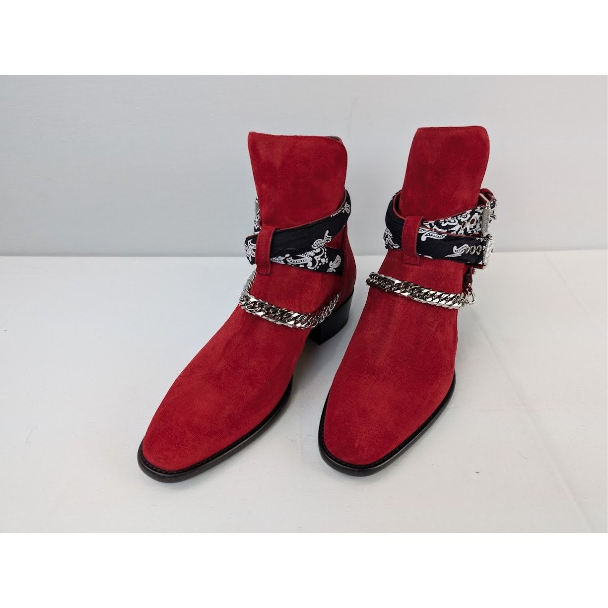 Amiri o1rshd1 Q:2 / Bandana Boots in Merlot Size US 9 / EU 42 - 7 Thumbnail