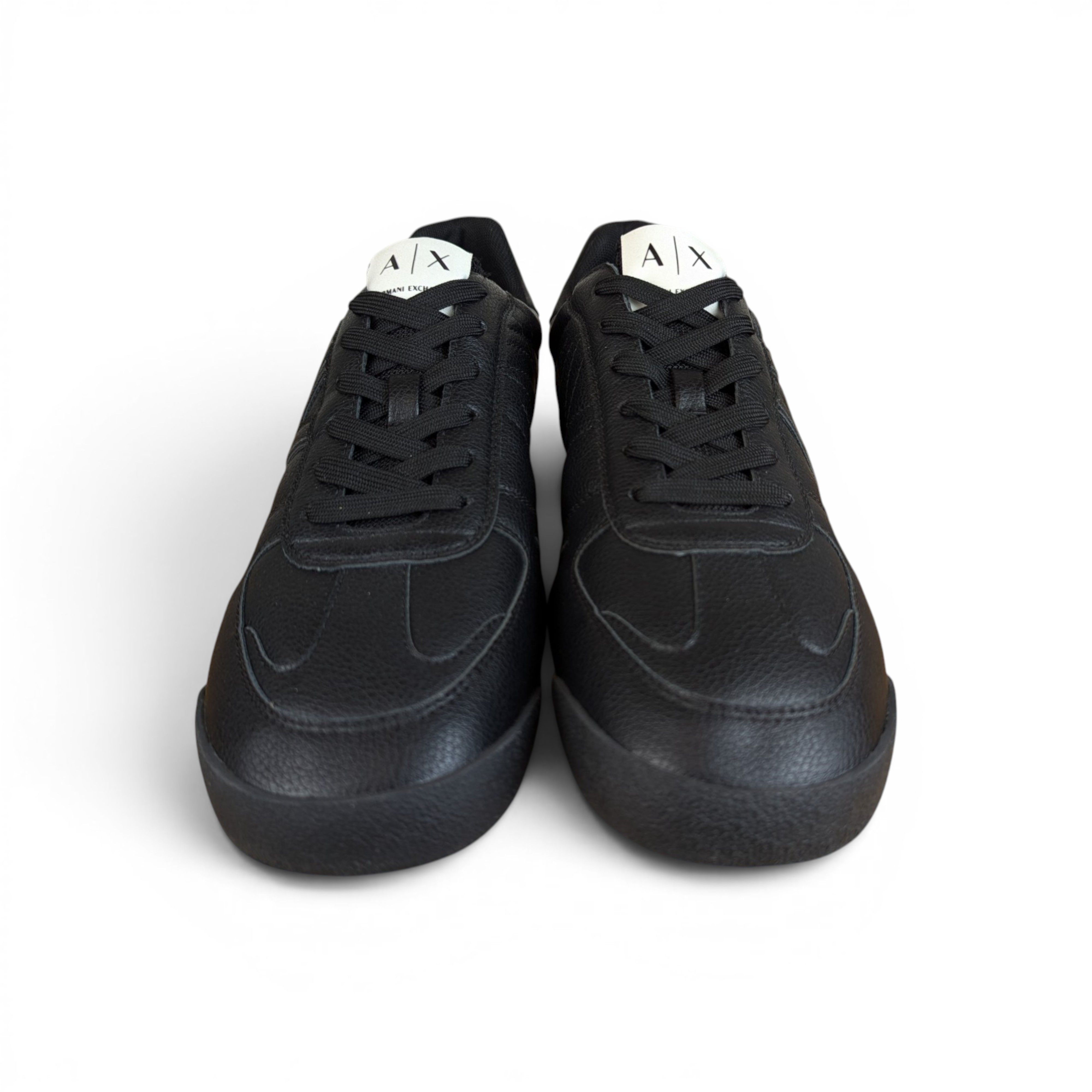 Armani Exchange ARMANI EXCHANGE BLACK SOLID SNEAKERS Size US 10 / EU 43 - 2 Thumbnail