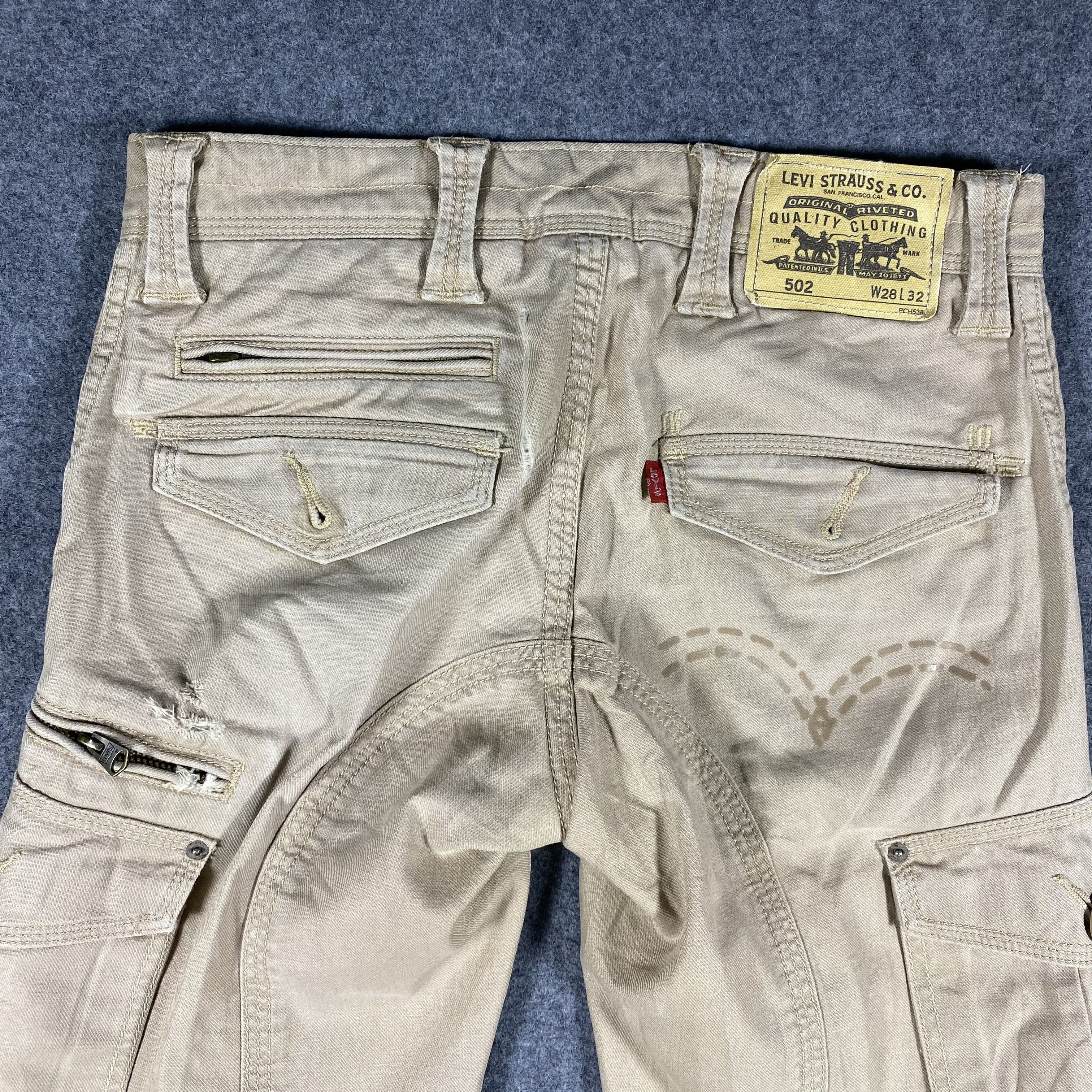 Levi's Levis 502 Multipocket Cargo Pants Tactical Size US 29 - 11 Thumbnail