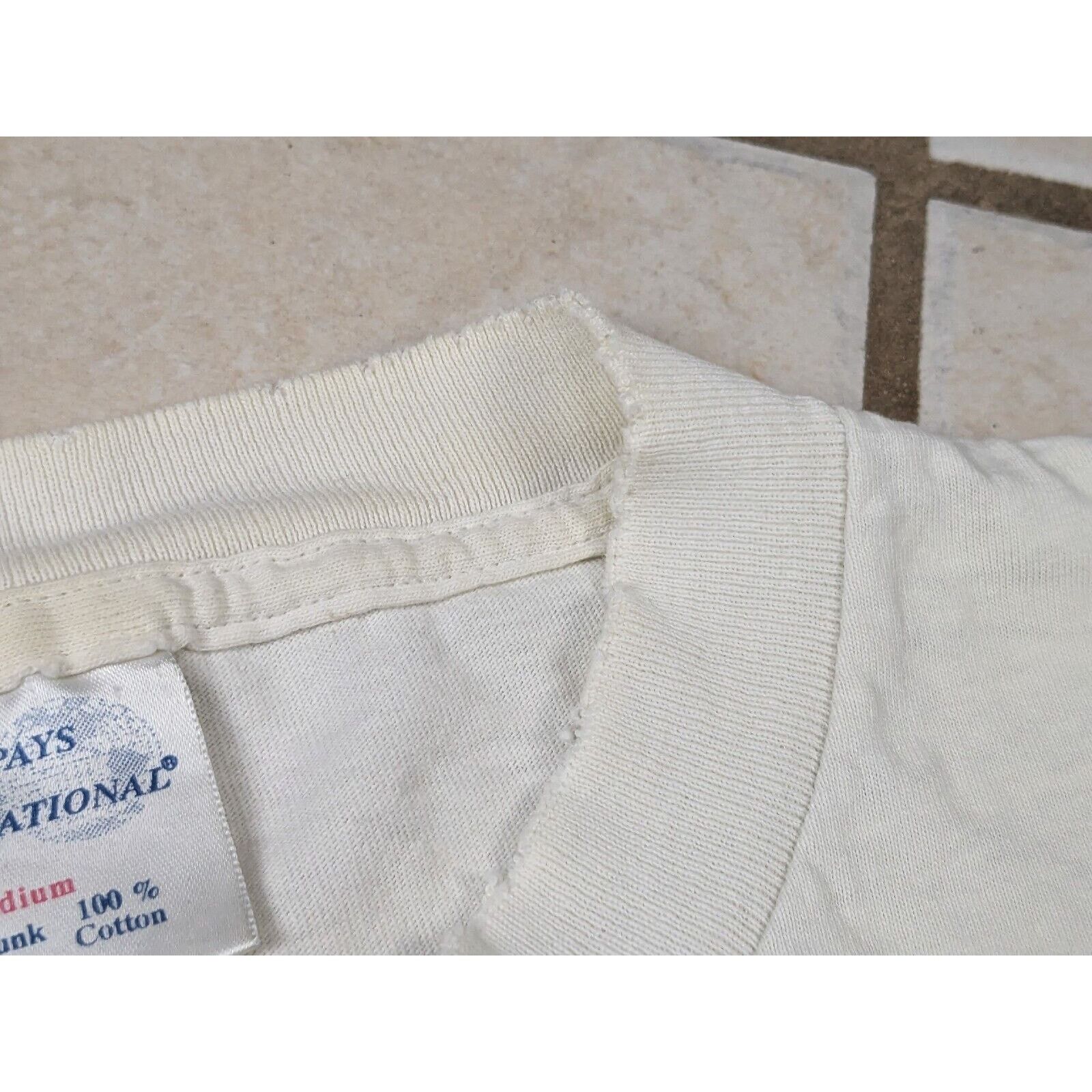Other Vtg 90s Guam Chamorro Shirt White International Flag Island Size US M / EU 48-50 / 2 - 5 Thumbnail