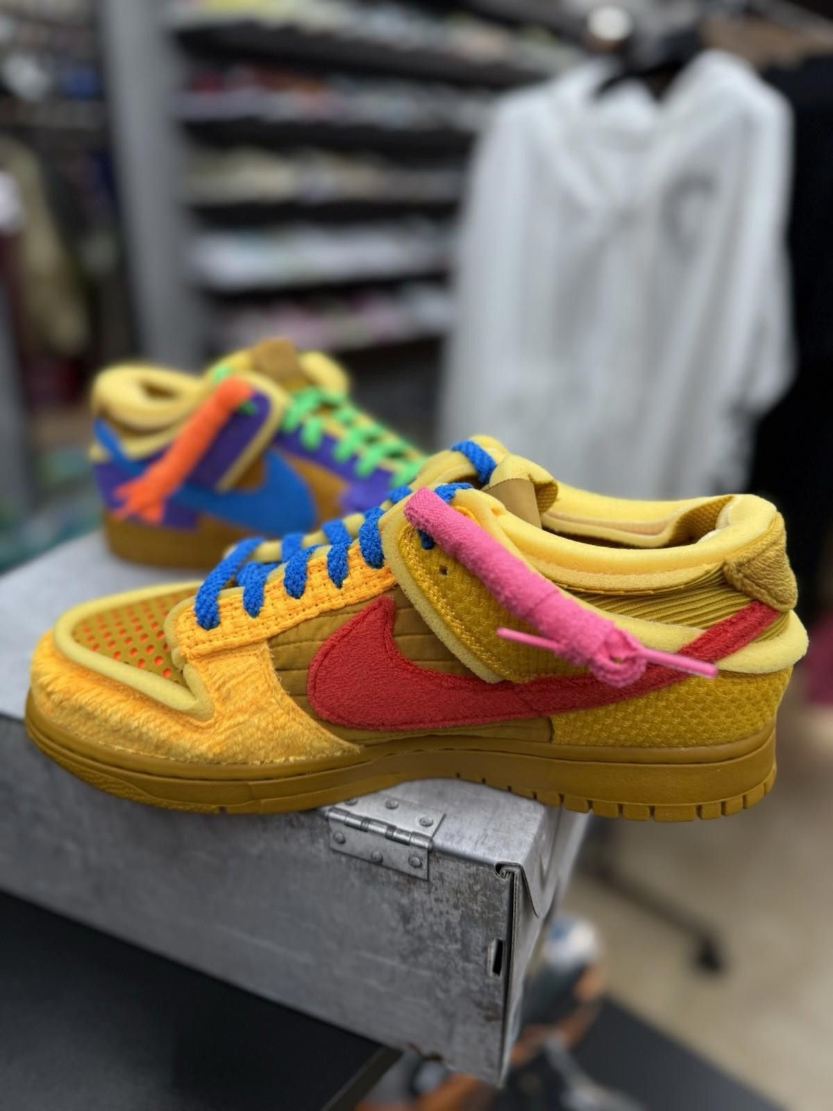 Nike Size 9.5 Cactus Plant Flea Market x Dunk Swamp Sponge Purple Size US 9.5 / EU 42-43 - 6 Thumbnail