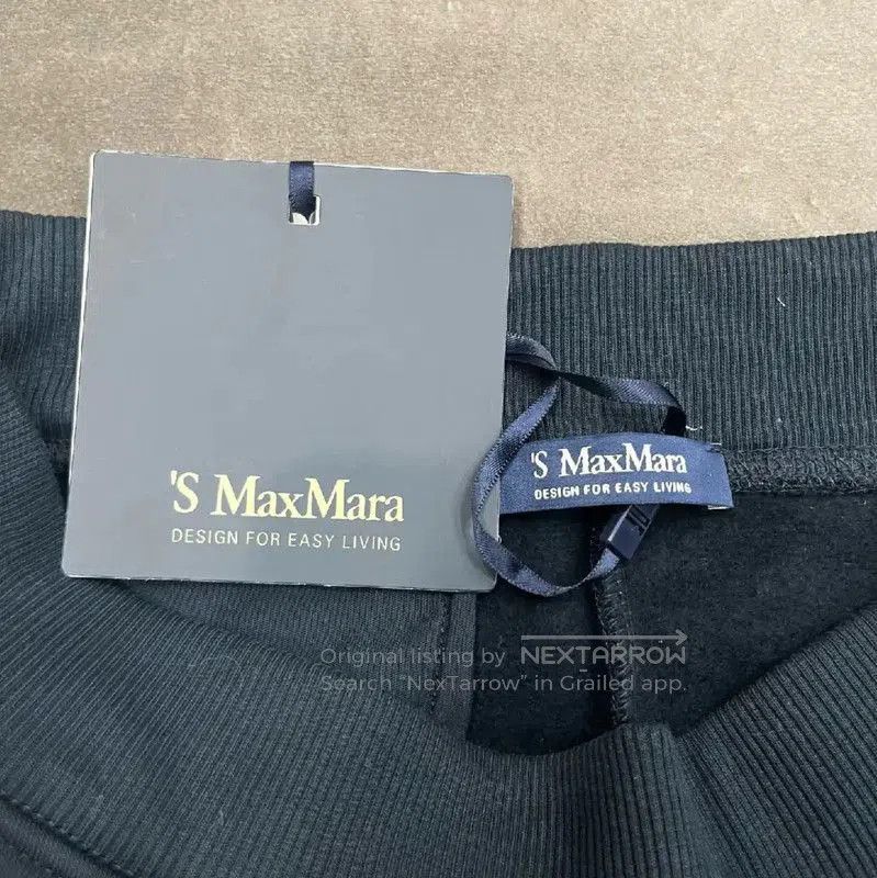 Max Mara MaxMara Navy Cotton Casual Pants for Women . Size 23" - 3 Thumbnail