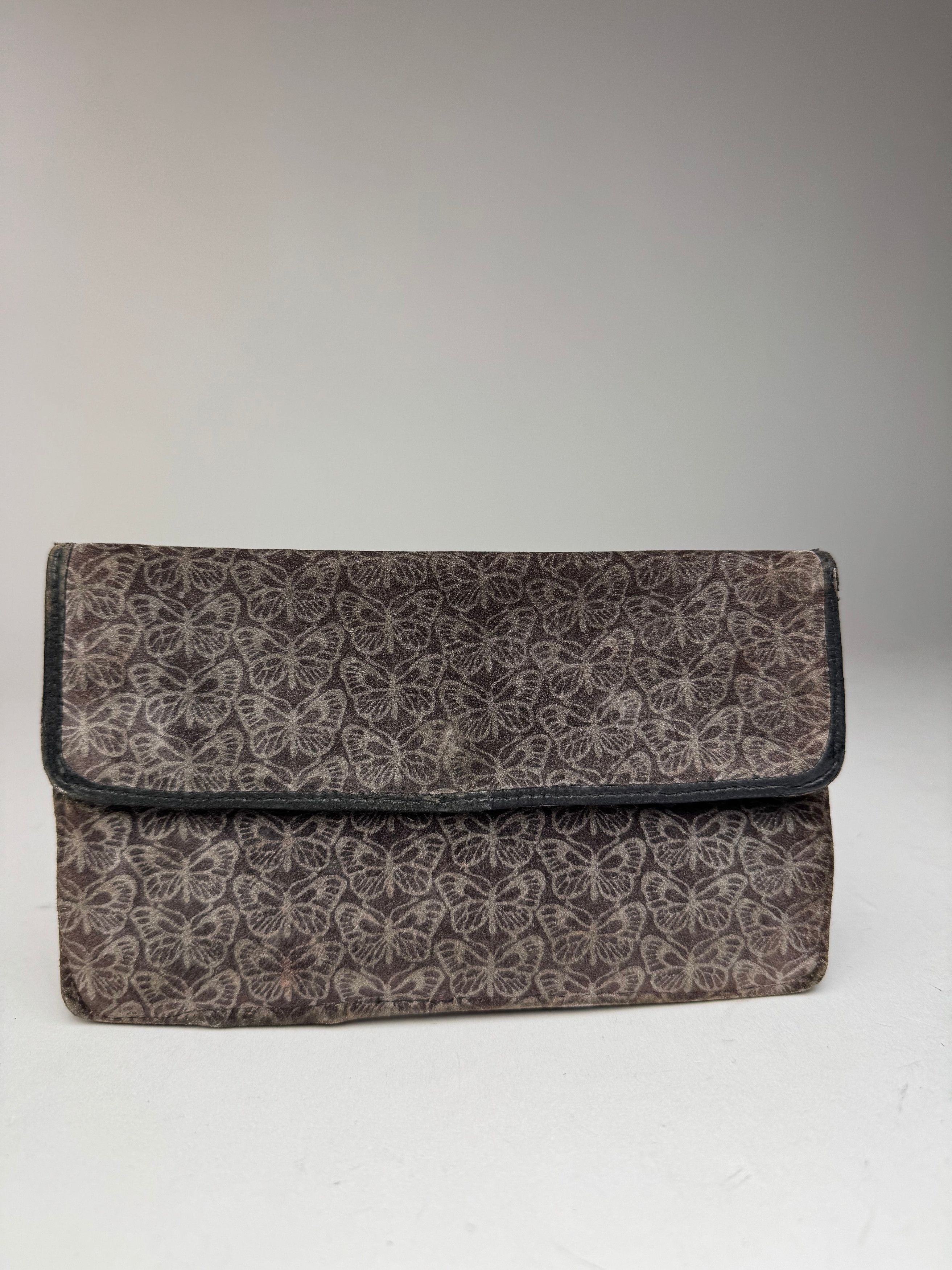 Bottega Veneta Vintage Wool monogram clutch butterfly Size ONE SIZE - 1 Thumbnail