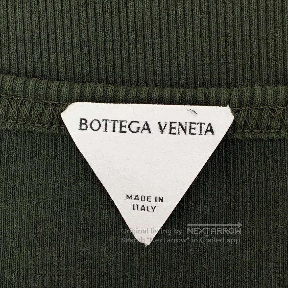 Bottega Veneta Bottega Veneta Dark Green Cotton Round Neck Sleeveless Kni Size S / US 4 / IT 40 - 5 Thumbnail