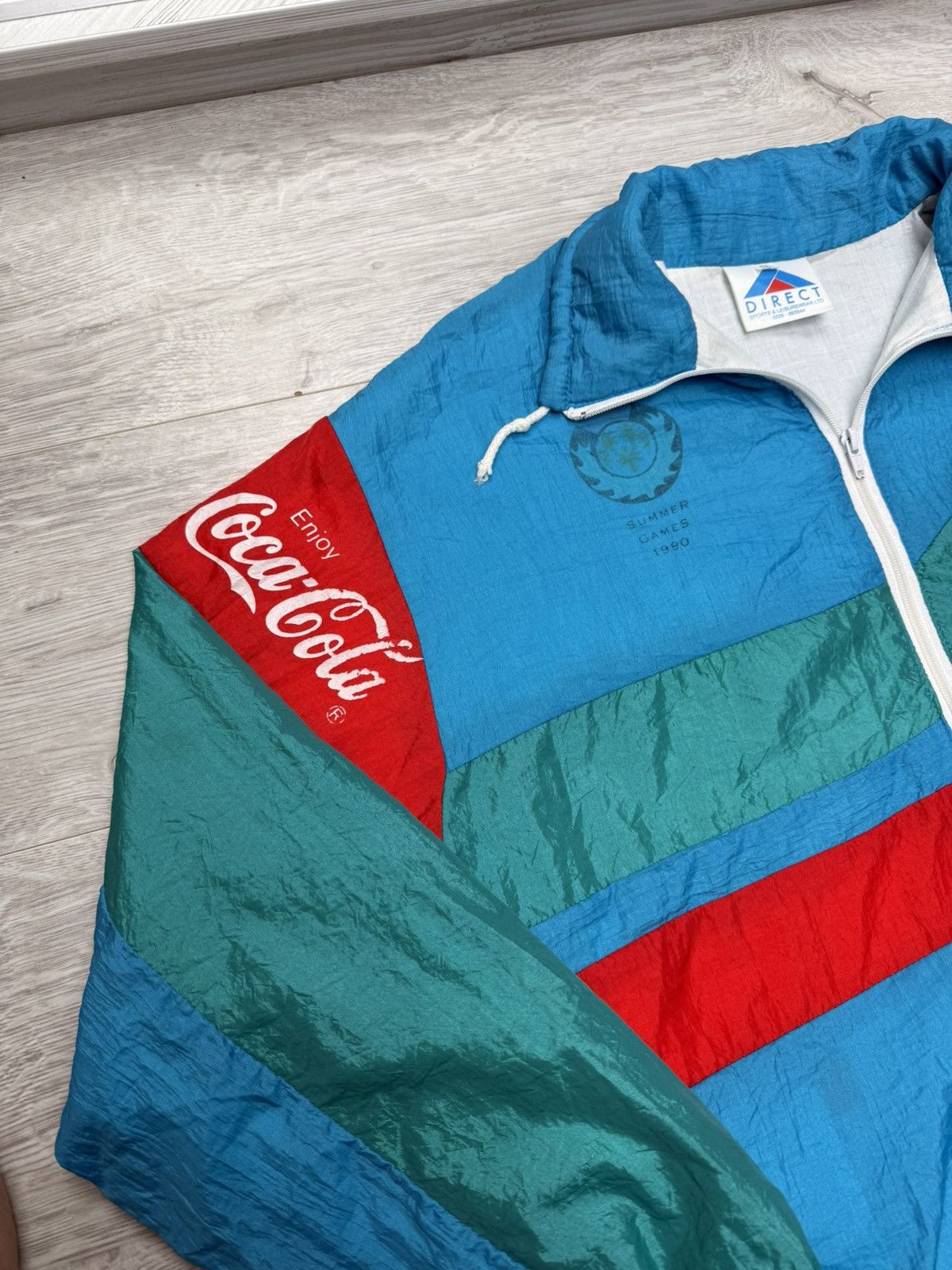 USA Olympics Coca Cola European Special Olympics 1990 Retro Track Jacket Size US S / EU 44-46 / 1 - 8 Thumbnail