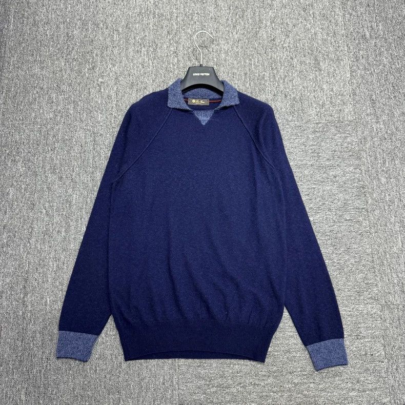 Loro Piana loro piana V-neck knitted cashmere sweater 2505-Nextarrow Size US M / EU 48-50 / 2 - 1 Thumbnail