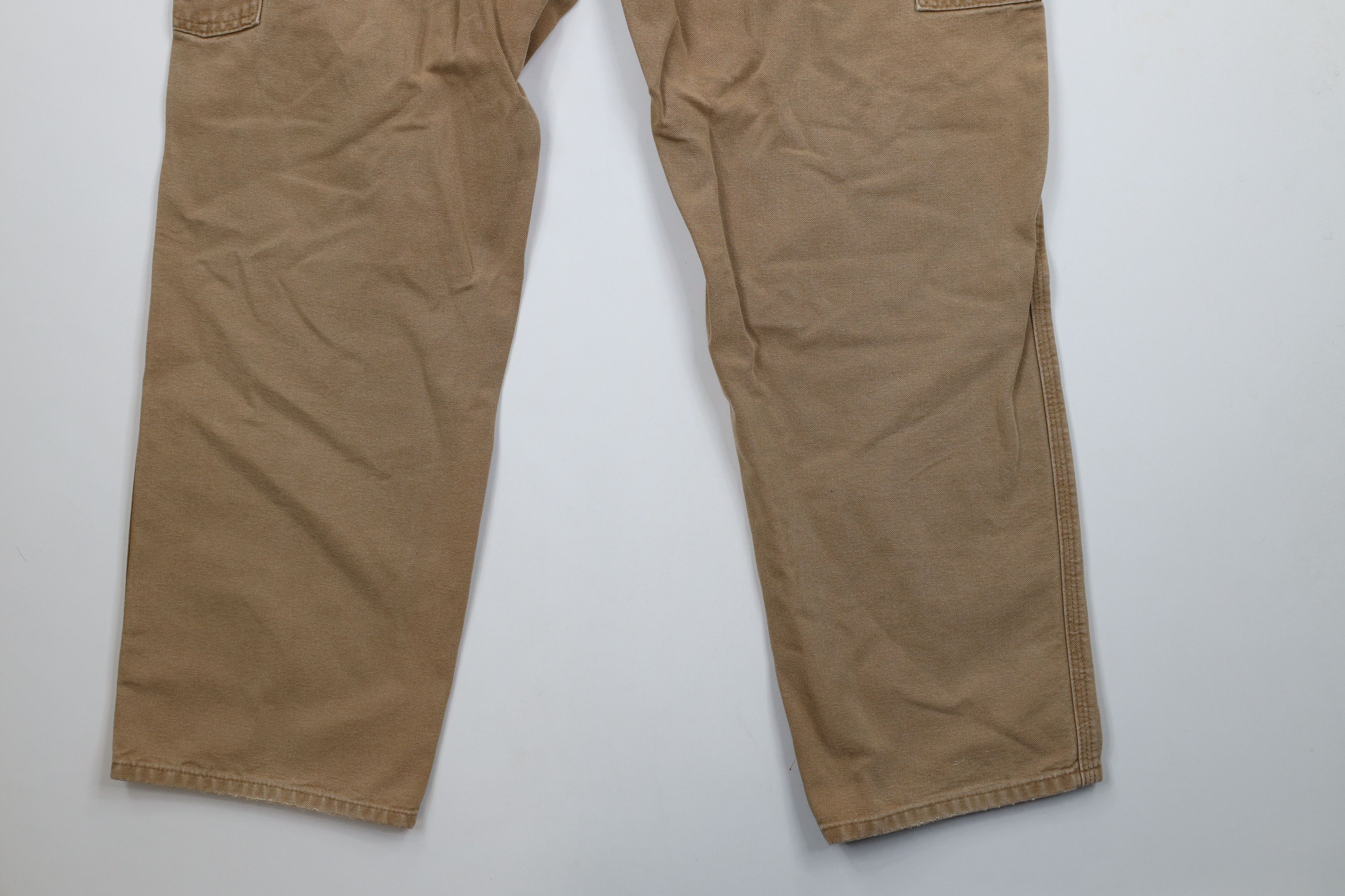 Carhartt × Vintage Vintage Y2K Carhartt Wide Leg Dungaree Pants Duck Brown Size US 40 / EU 56 - 11 Thumbnail