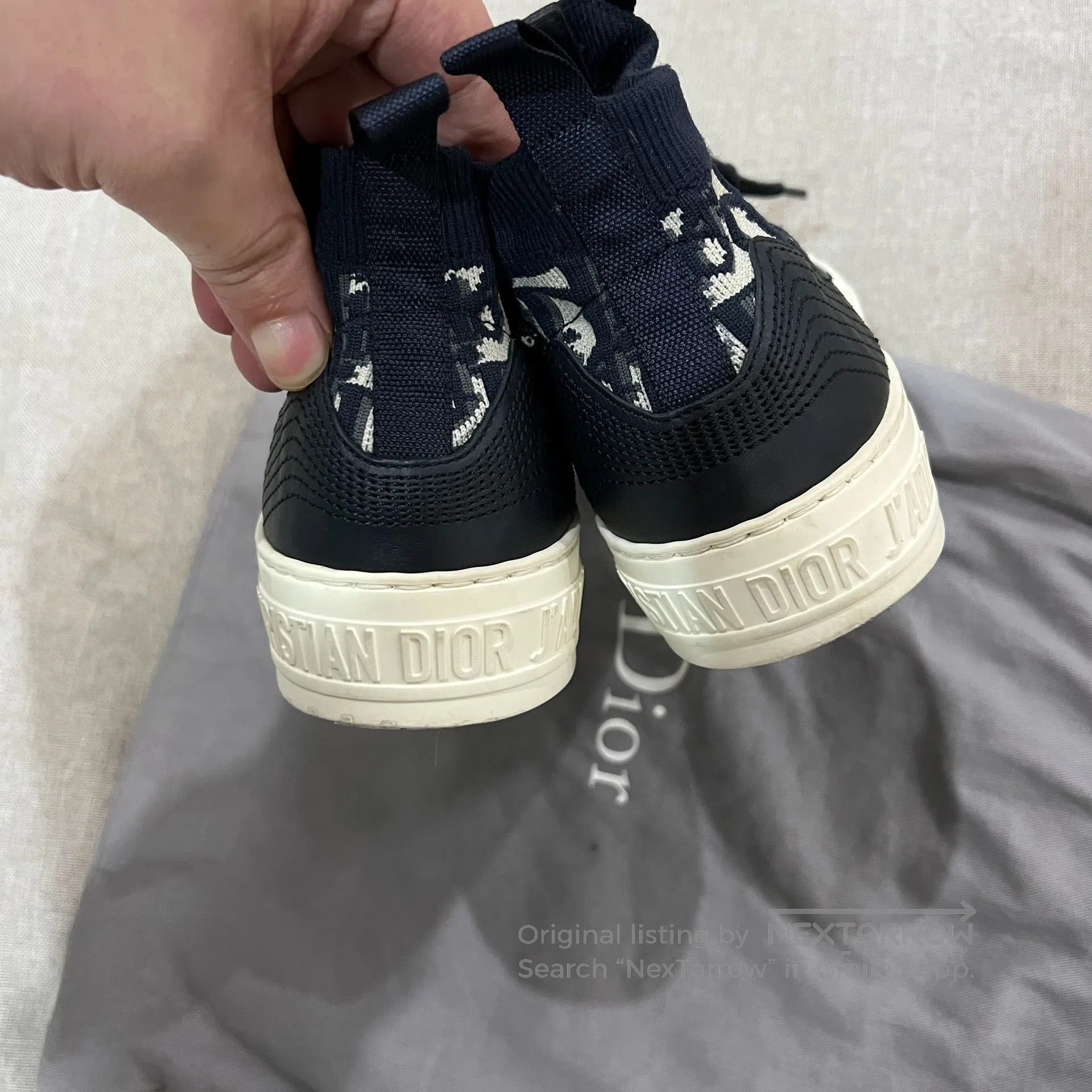 Dior Dior Knitted vintage pattern; thick-soled canvas shoe sole Size US 6 / IT 36 - 5 Thumbnail