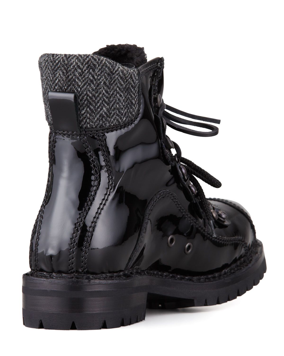 Dsquared2 Dsquared2 Venice Black Patent Leather Ankle Boots Size US 7 / EU 40 - 3 Thumbnail