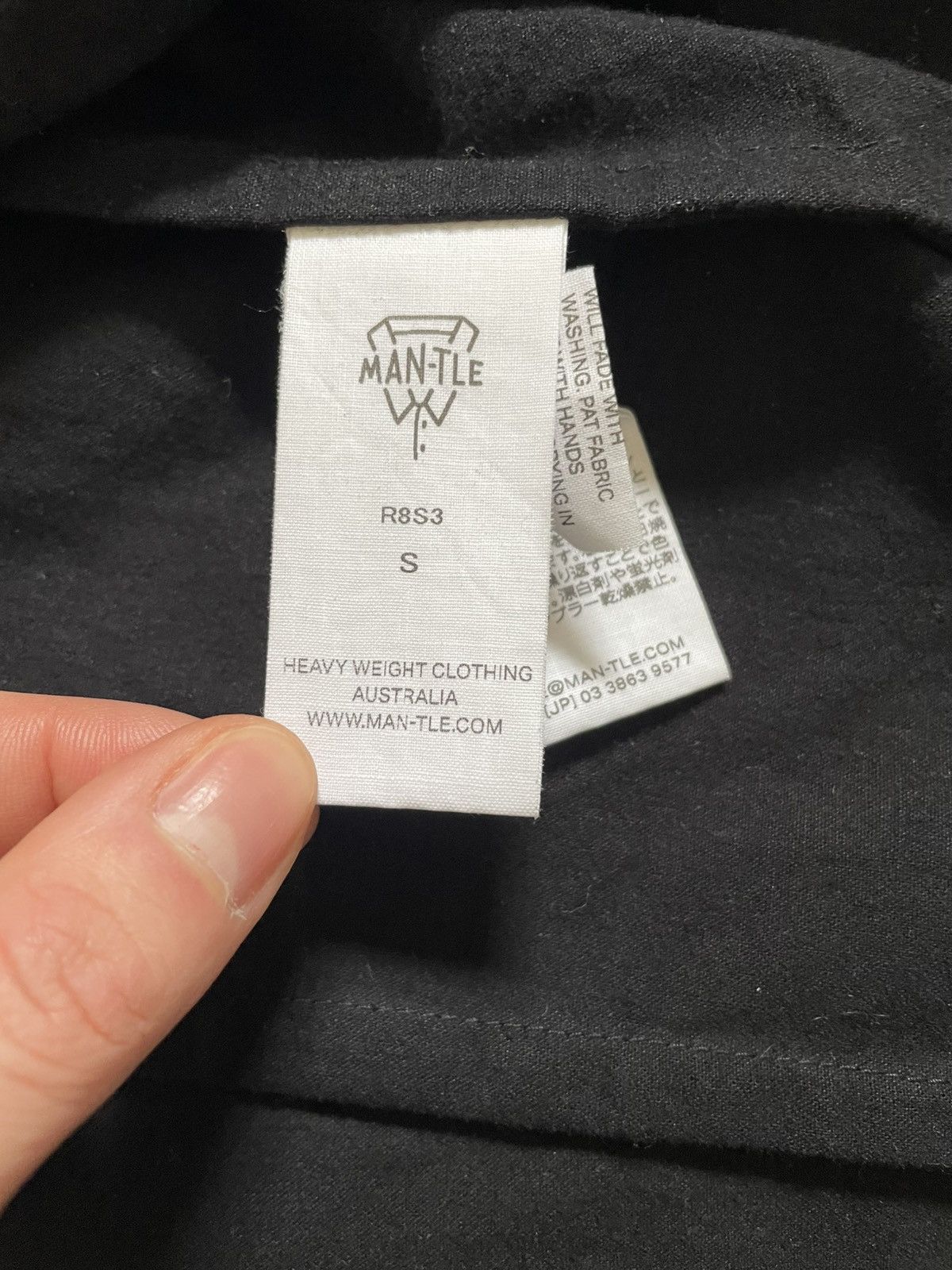 MAN-TLE Man-tle Black Jacket / Oversized Shirt Size US S / EU 44-46 / 1 - 5 Thumbnail
