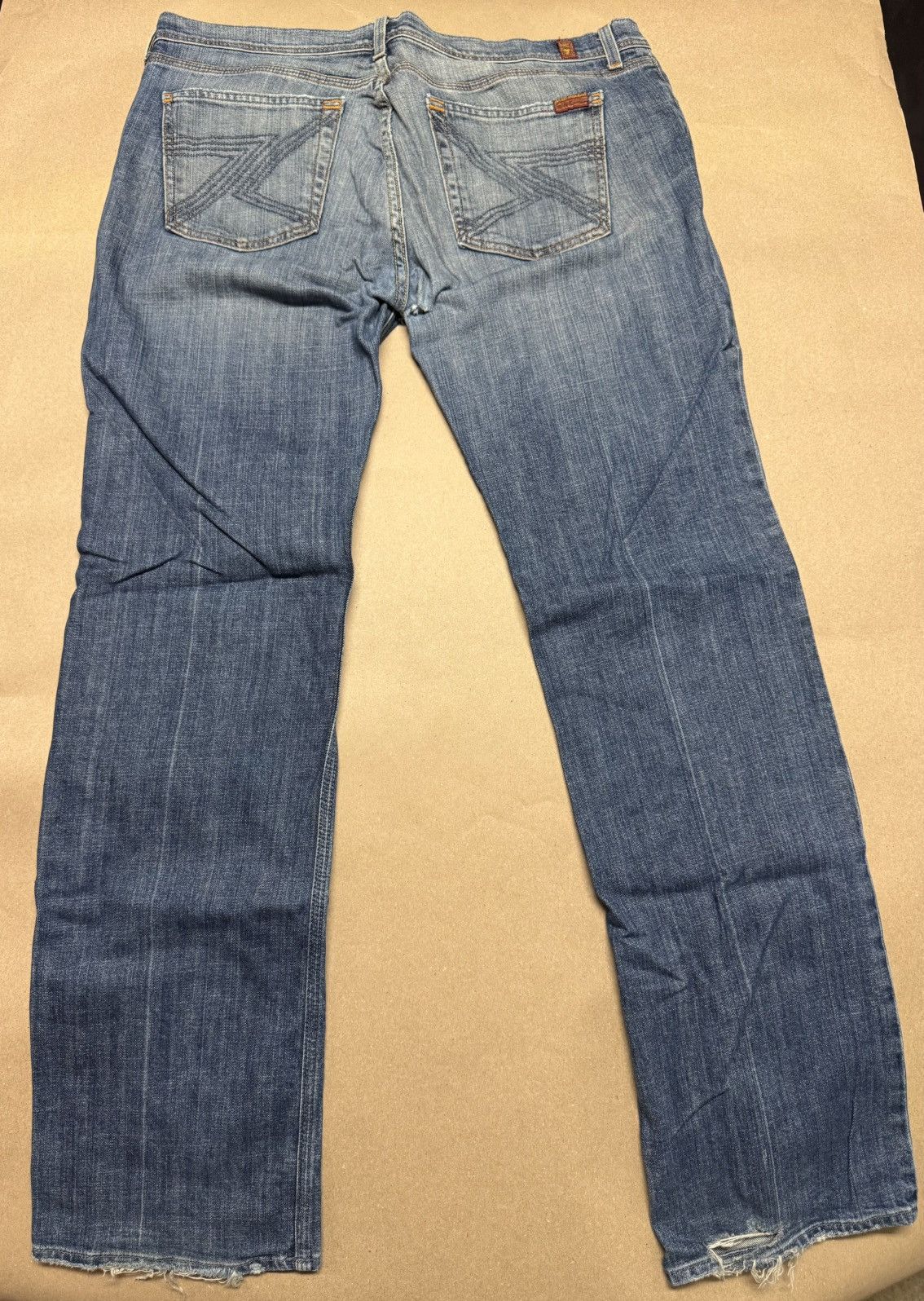 7 For All Mankind Seven 7 For All Mankind Jeans 38 x 34 Stretch Relaxed Fit Size US 38 / EU 54 - 2 Thumbnail