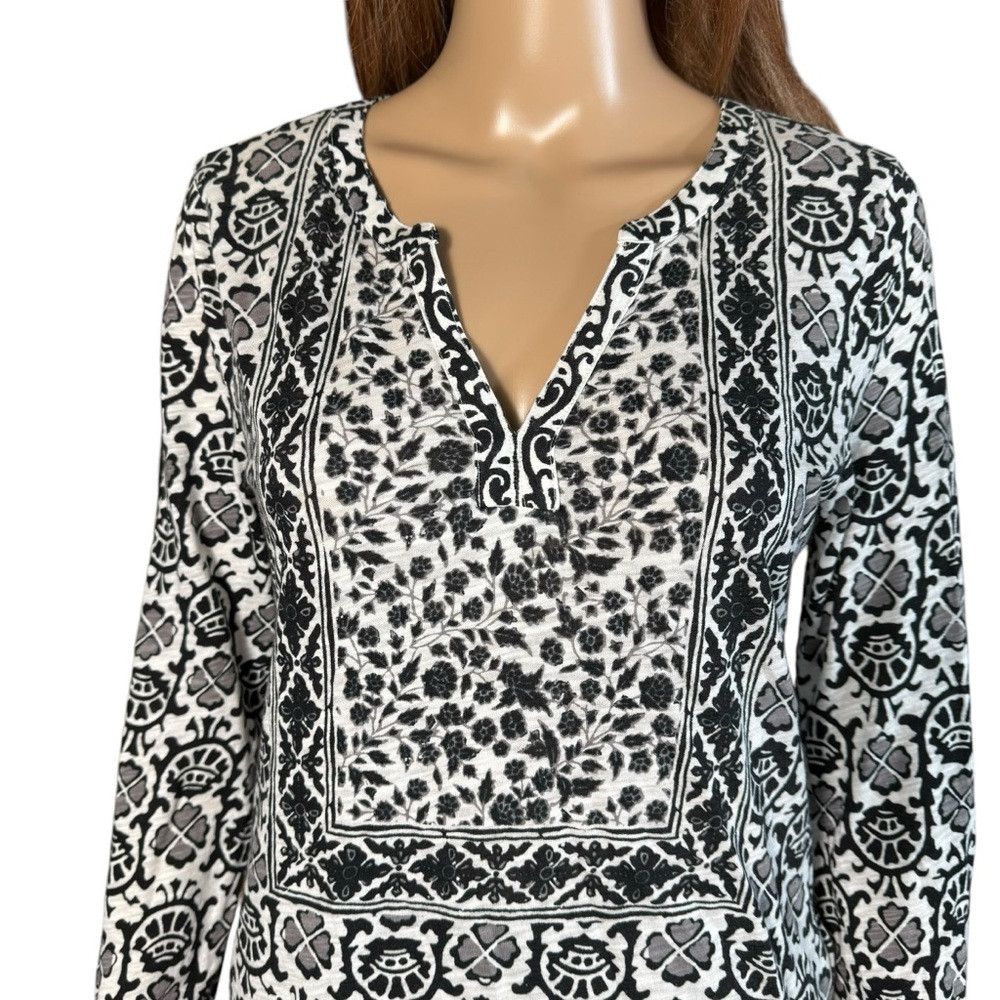 Lucky Brand Lucky Brand Block Floral Long Sleeve Top Size S Size S / US 4 / IT 40 - 2 Thumbnail