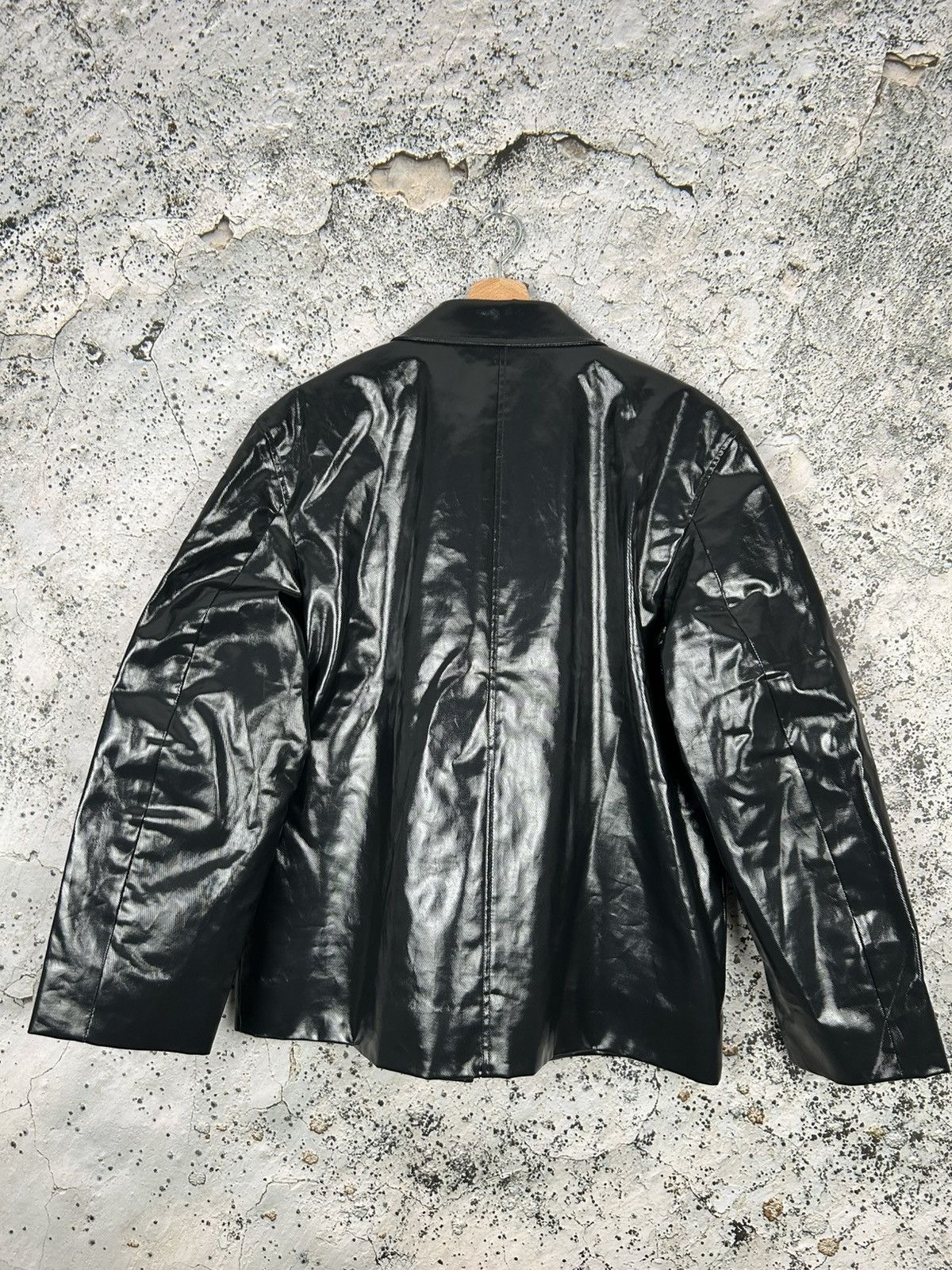 Weekday Weekday Black Leather Jacket Avantgarde Grunge Rock Punk Size US S / EU 44-46 / 1 - 4 Thumbnail