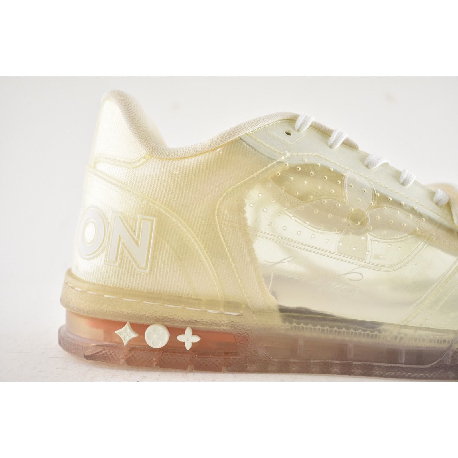 Louis Vuitton Louis Vuitton Transparent Clear PVC Strap Low Top Trainer Size US 9 / EU 42 - 4 Thumbnail